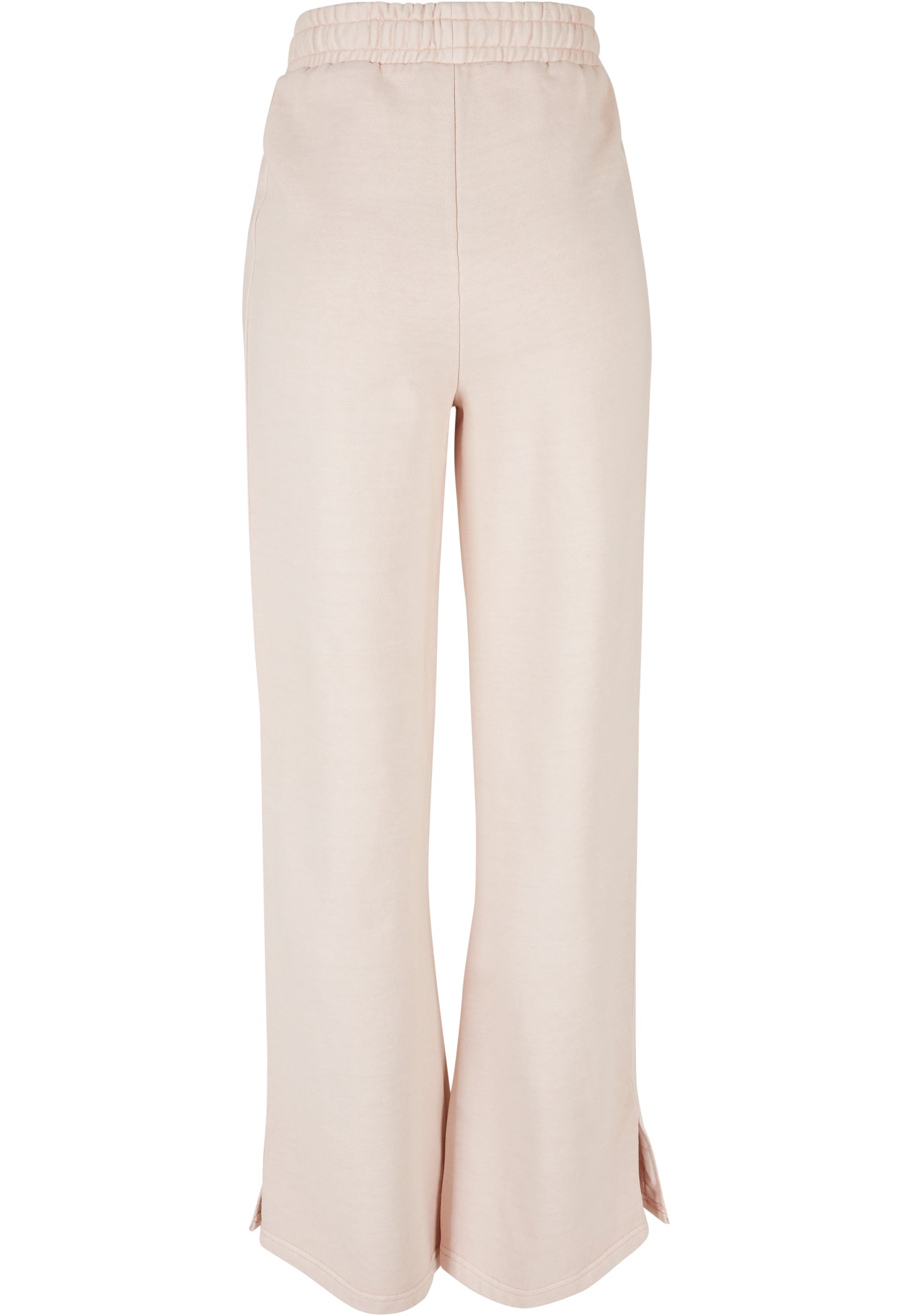 Ladies Heavy Terry Garment Dye Slit Pants | pink