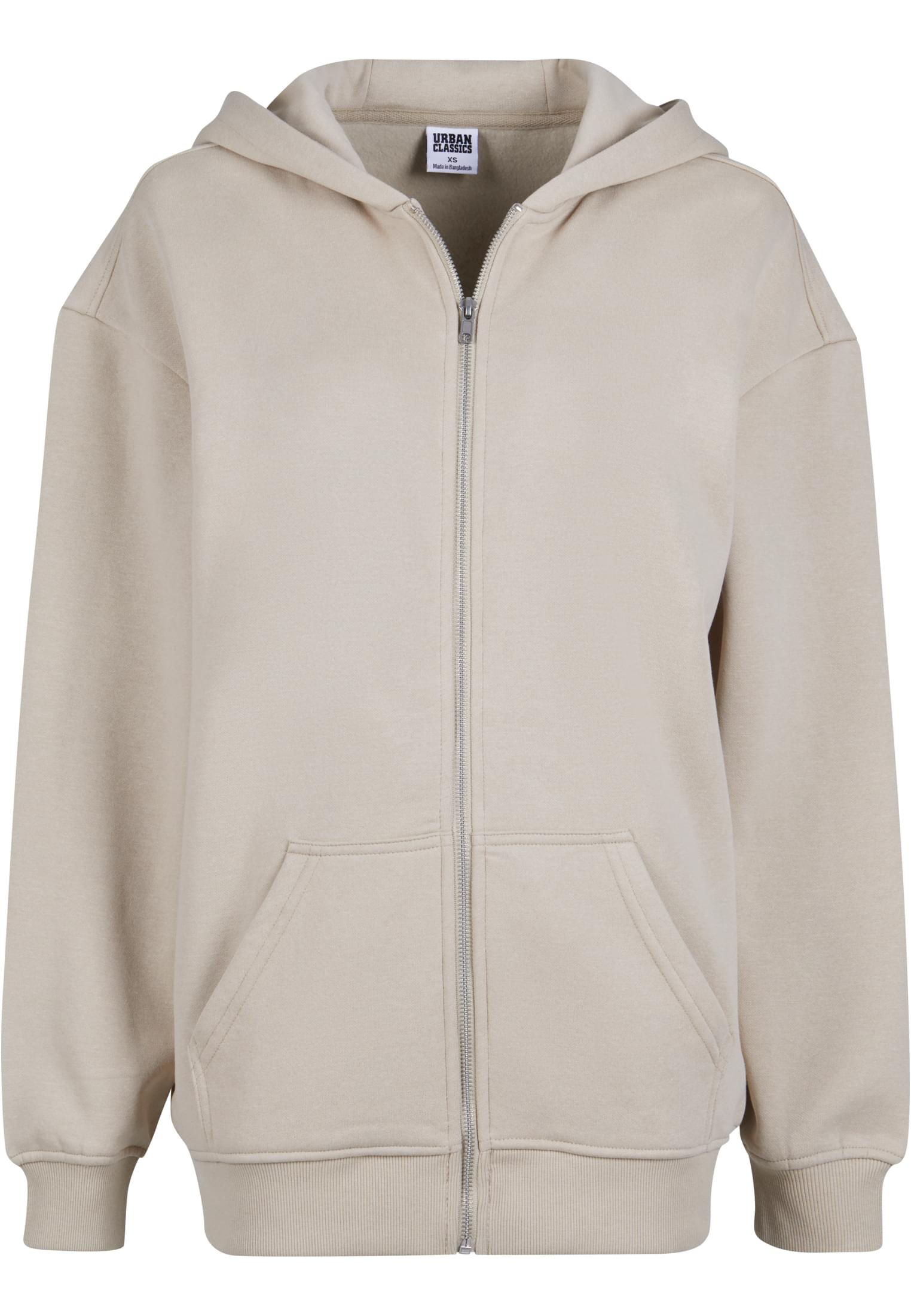 Ladies Oversized Zip Hoody | wetsand