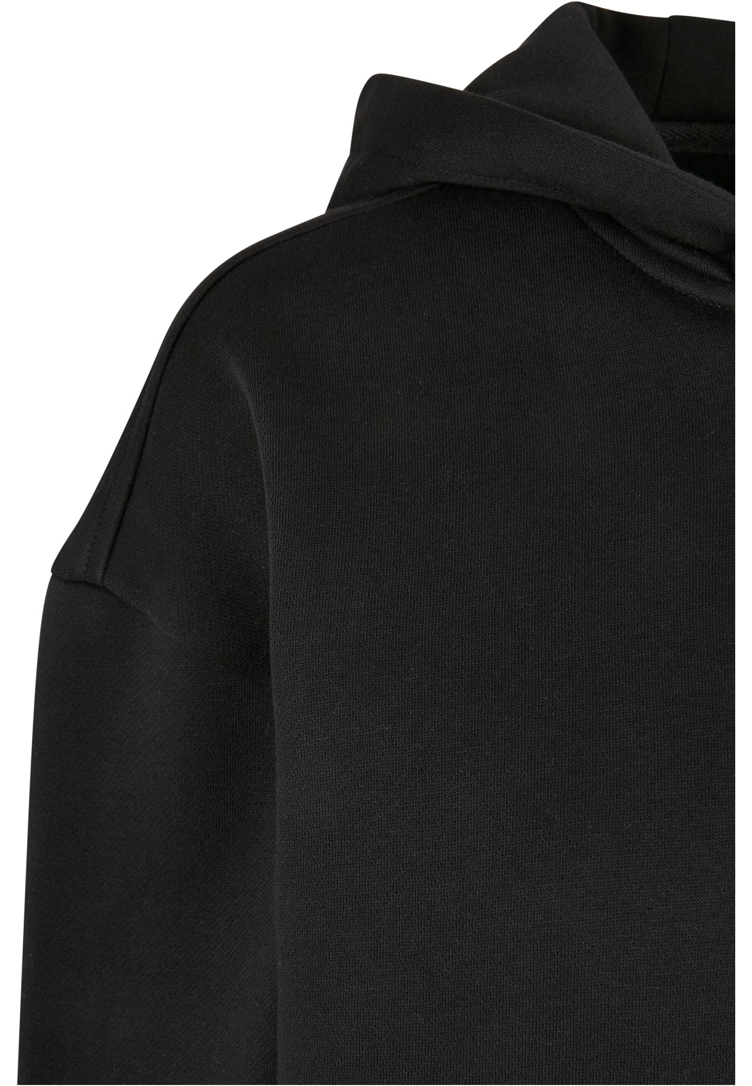 Ladies Oversized Zip Hoody | black