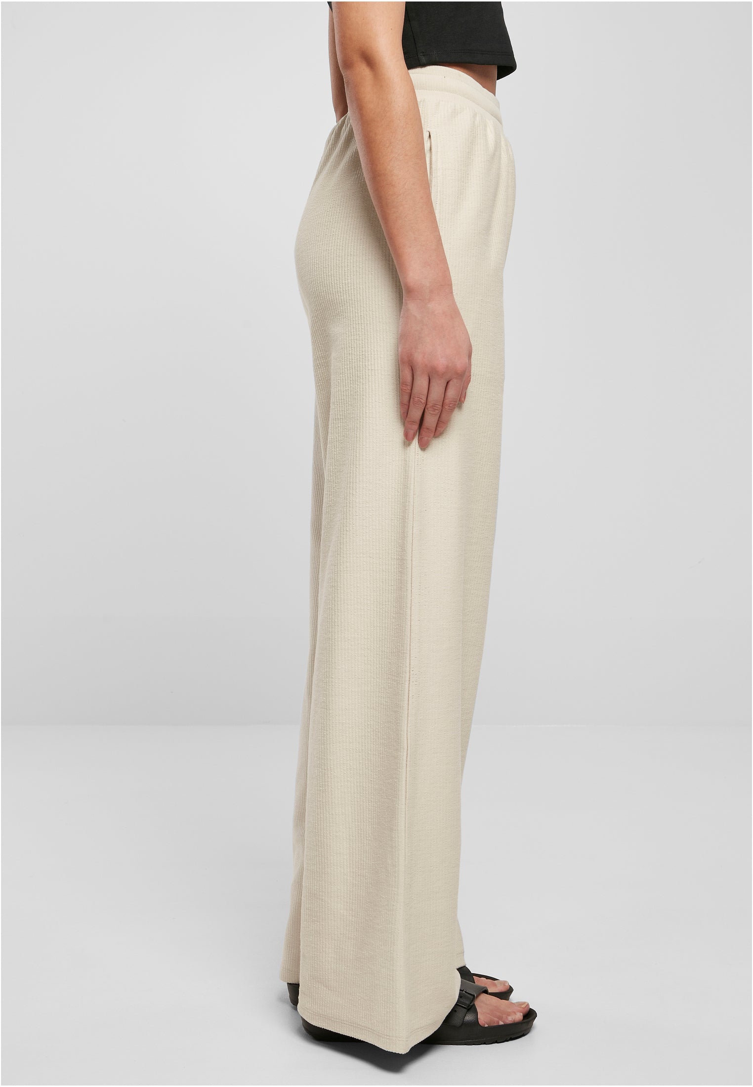 Ladies Straight Rib Terry Pants | softseagrass