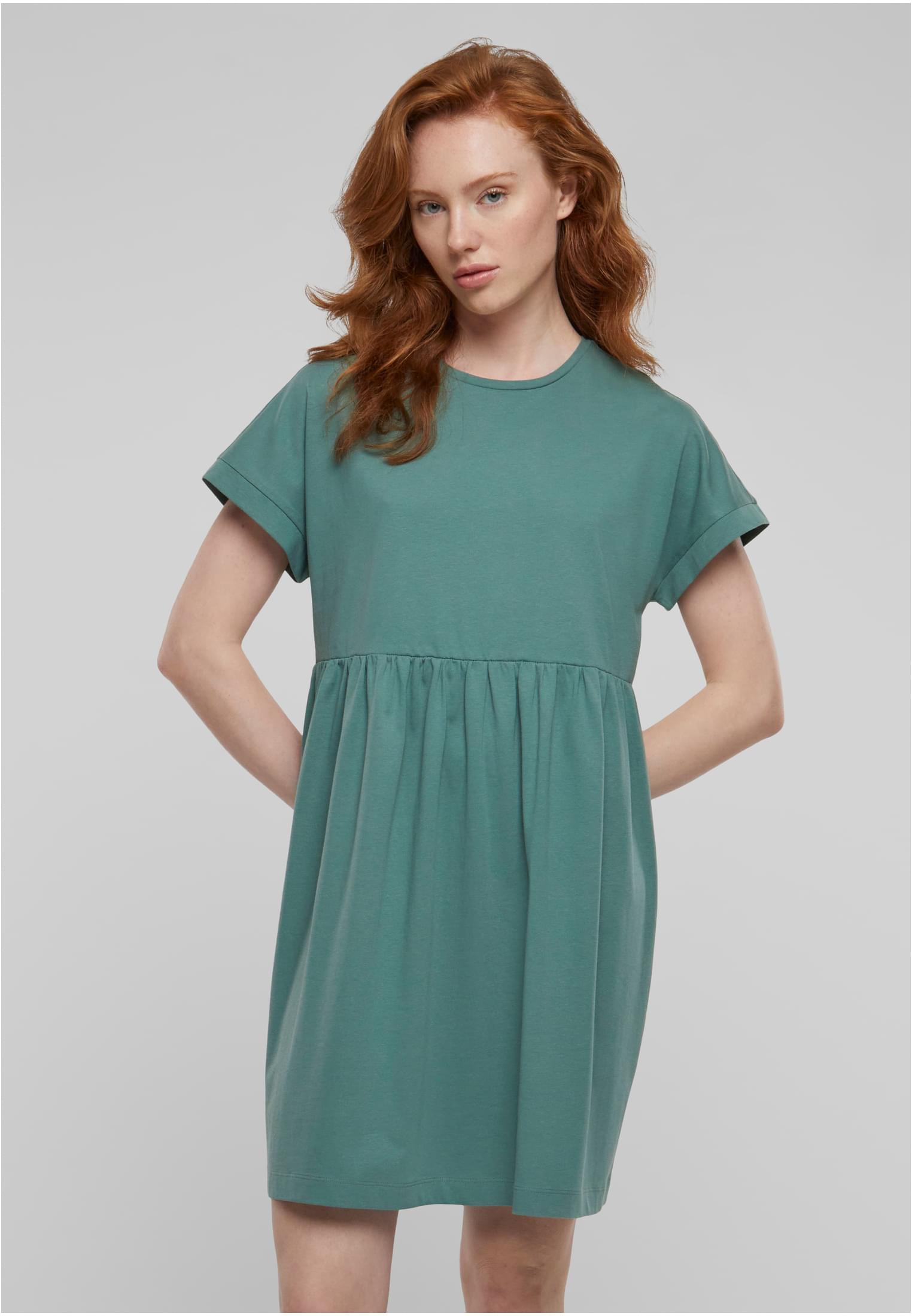 Ladies Organic Empire Valance Tee Dress | paleleaf