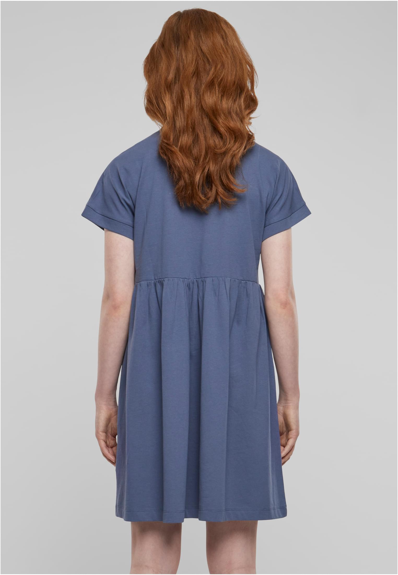 Ladies Organic Empire Valance Tee Dress | vintageblue