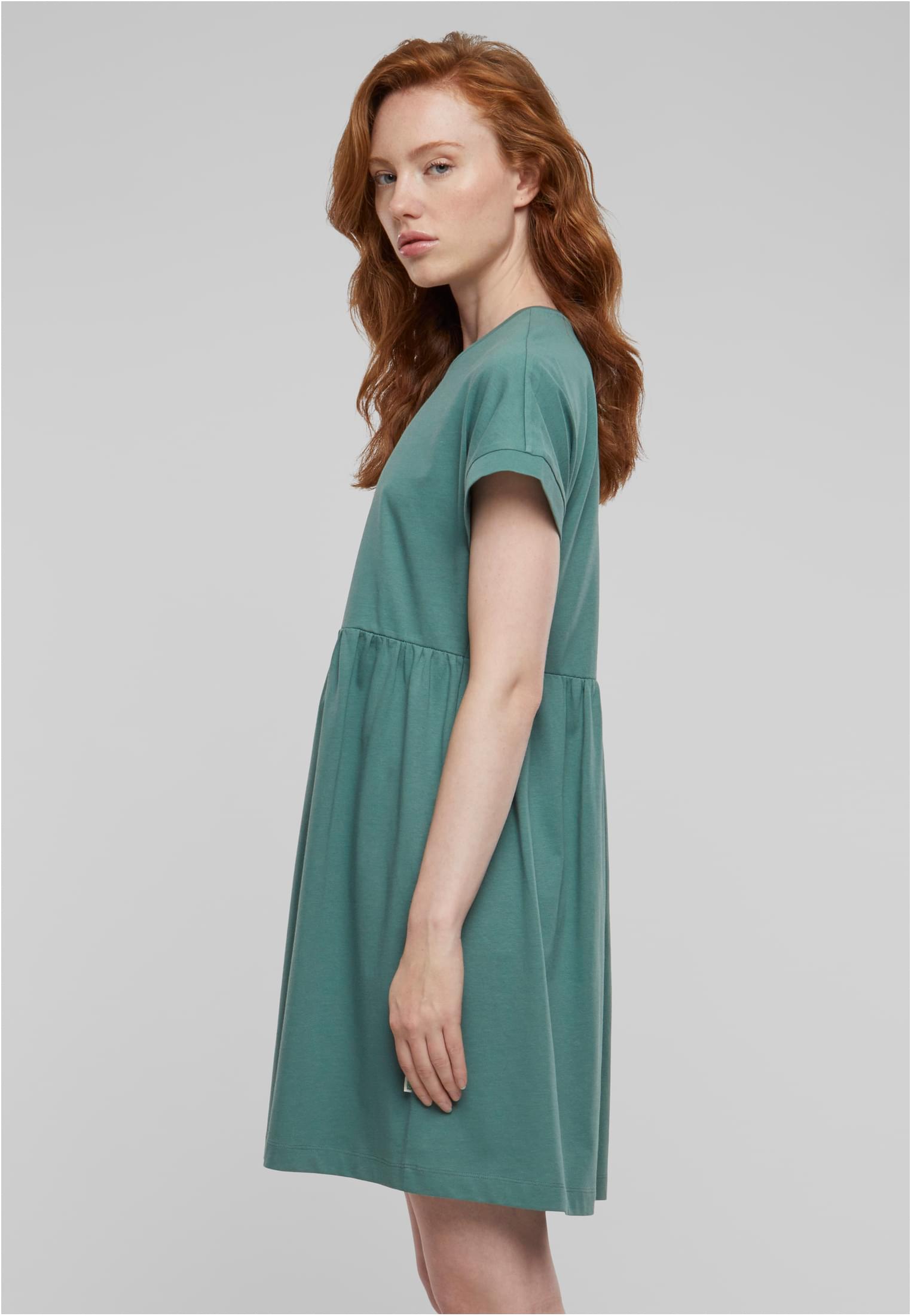 Ladies Organic Empire Valance Tee Dress | paleleaf