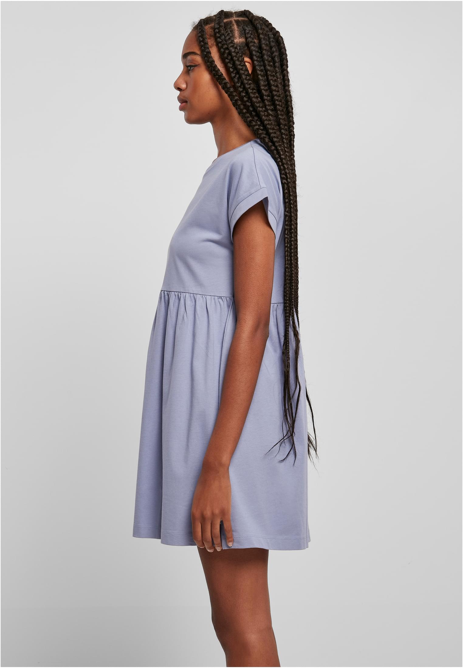 Ladies Organic Empire Valance Tee Dress | violablue