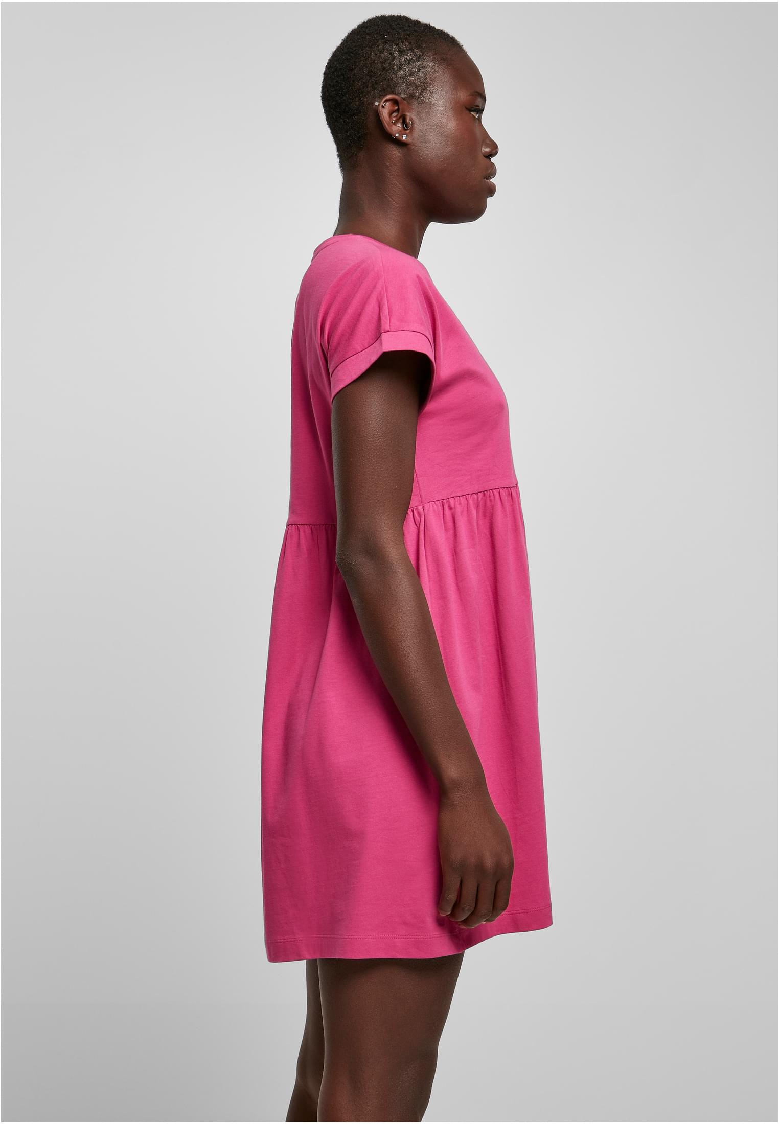 Ladies Organic Empire Valance Tee Dress | brightviolet