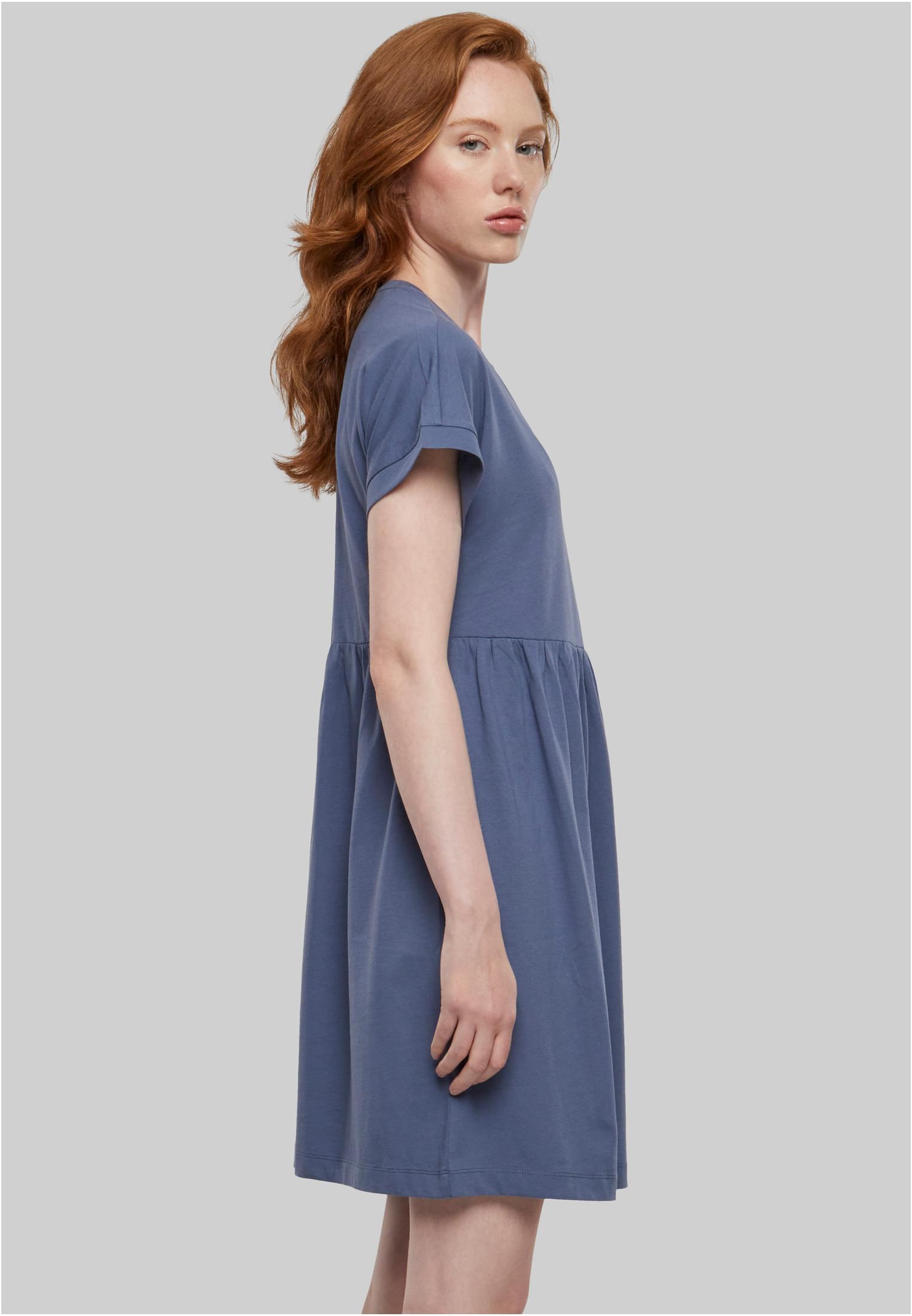 Ladies Organic Empire Valance Tee Dress | vintageblue