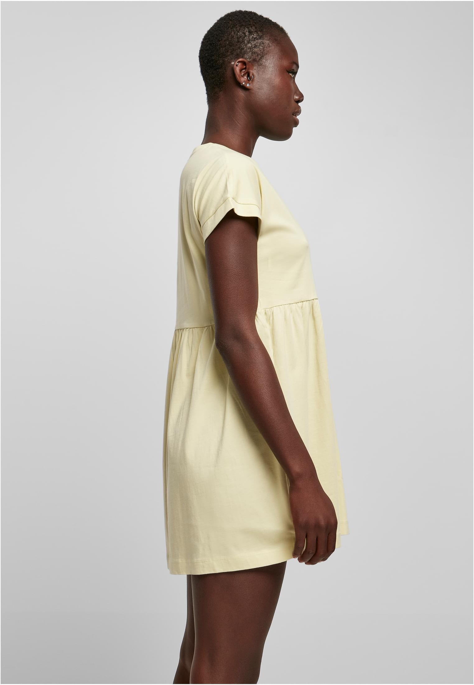 Ladies Organic Empire Valance Tee Dress | softyellow