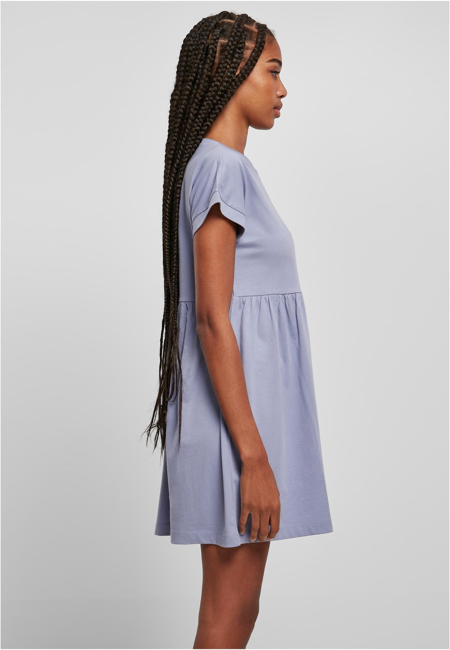 Ladies Organic Empire Valance Tee Dress | violablue