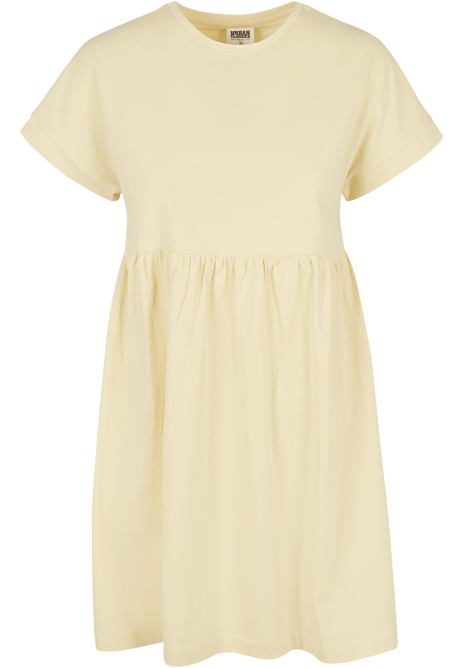 Ladies Organic Empire Valance Tee Dress | softyellow