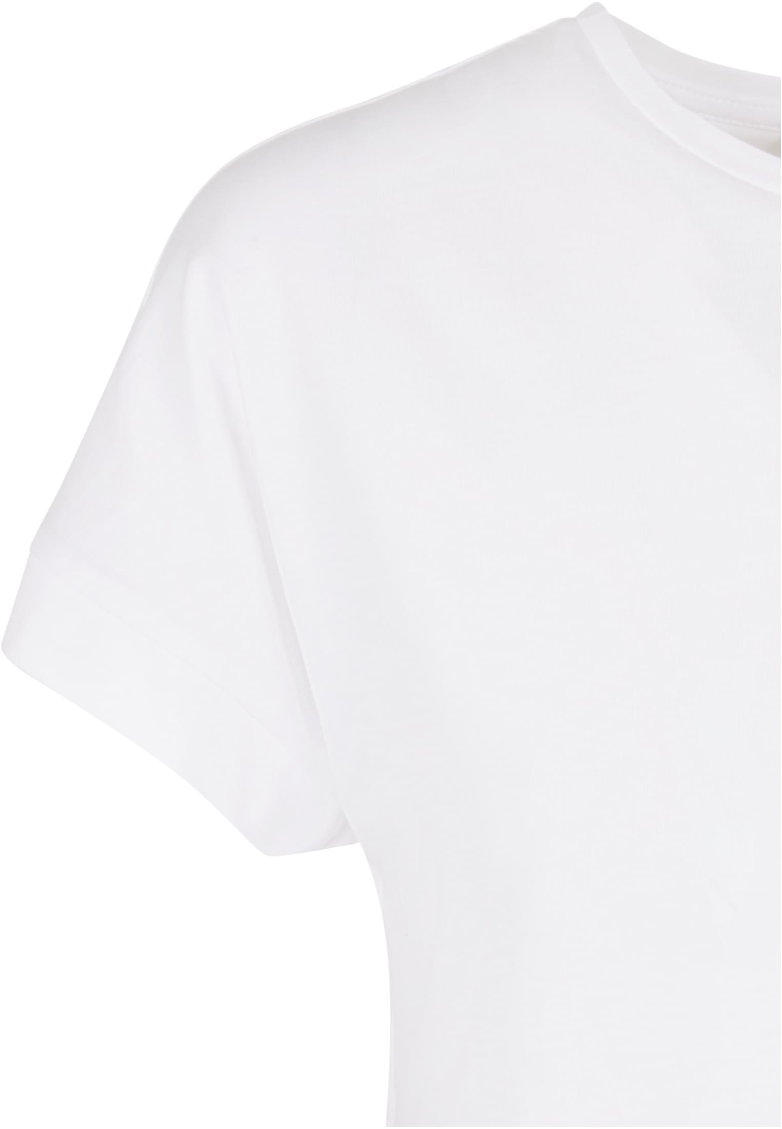 Ladies Organic Empire Valance Tee Dress | white