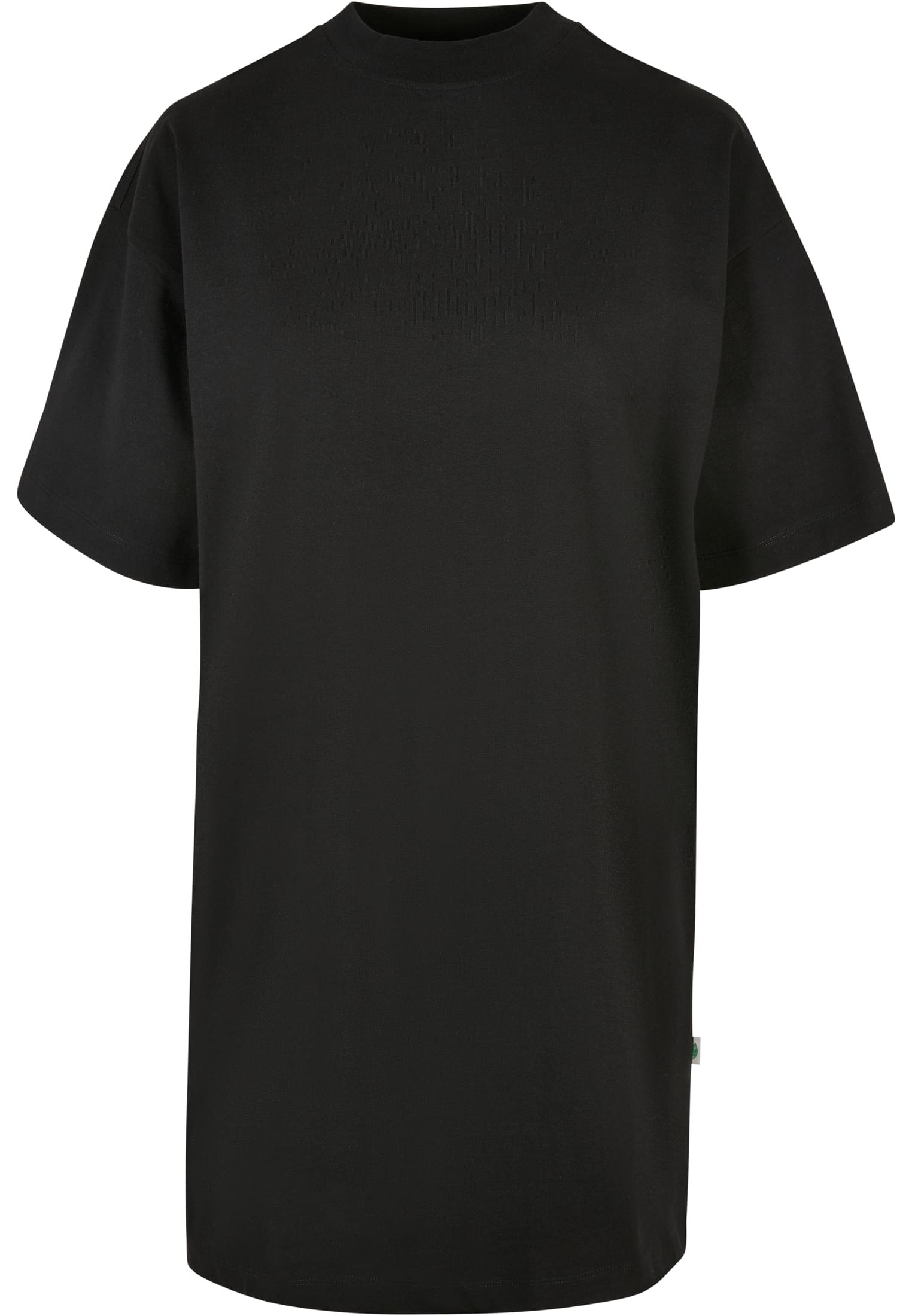 Ladies Organic Heavy Oversized Tee Dress | black