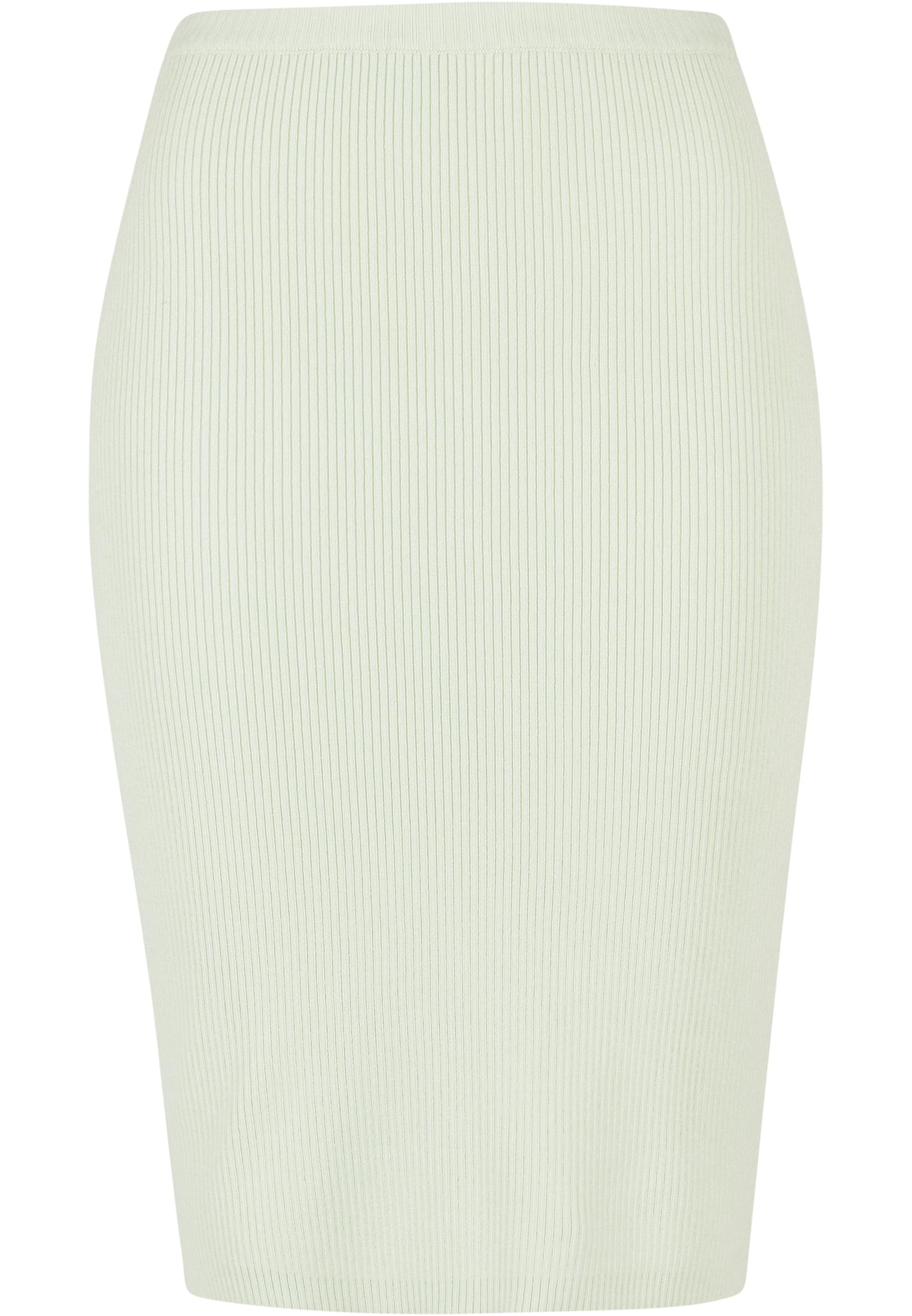 Ladies Rib Knit Midi Skirt | lightmint