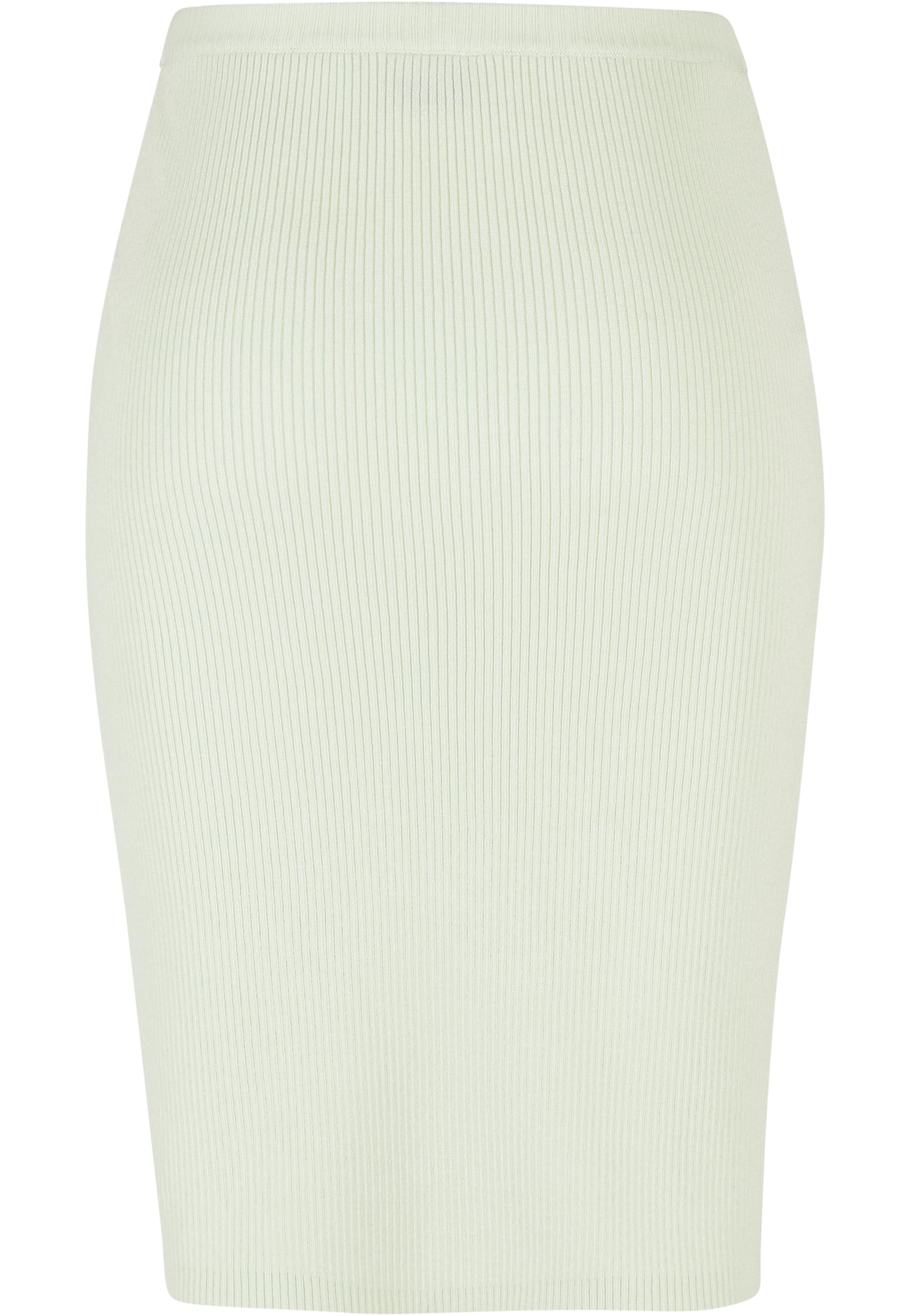 Ladies Rib Knit Midi Skirt | lightmint