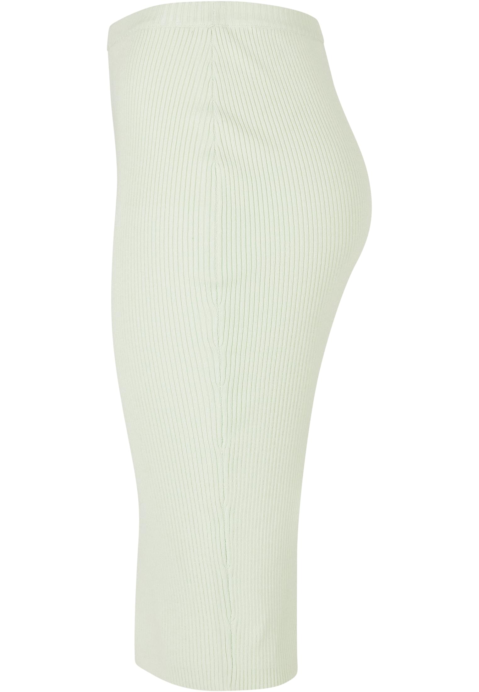 Ladies Rib Knit Midi Skirt | lightmint