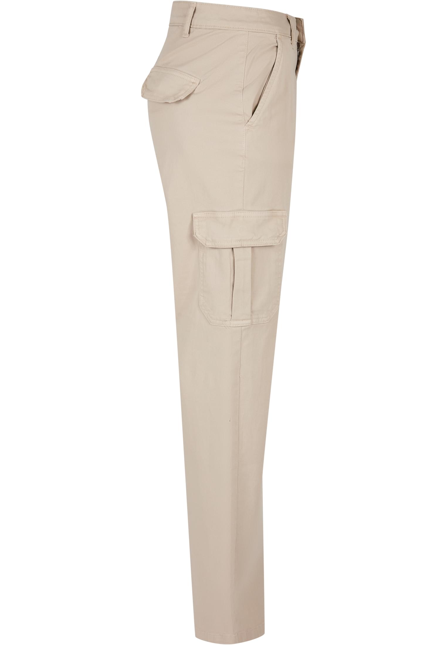 Ladies High Waist Straight Cargo Pants | softseagrass