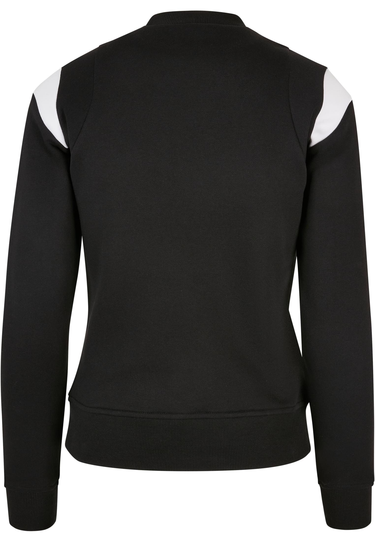 Ladies Inset College Crewneck | black/white