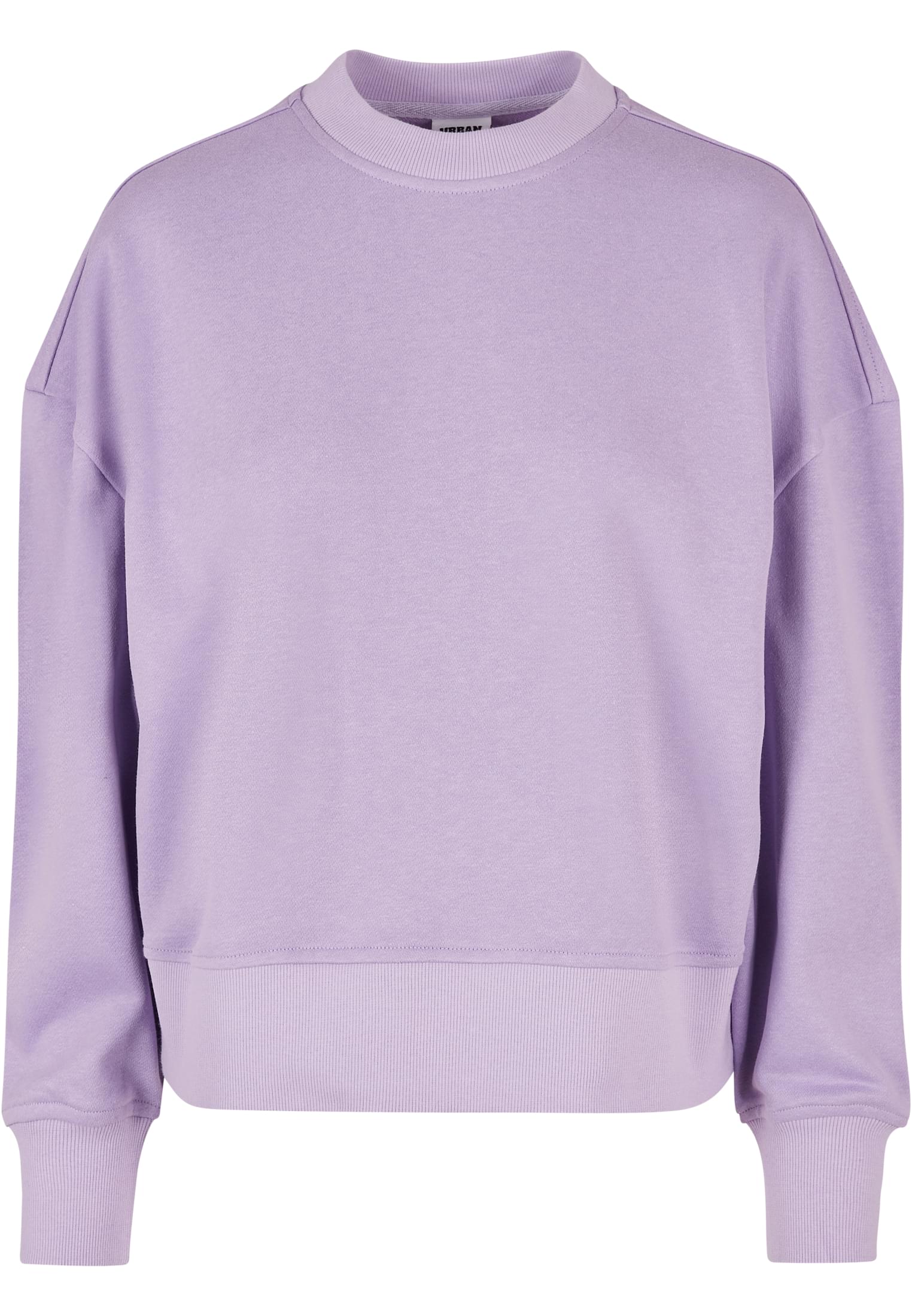 Ladies Oversized Terry Crewneck | lilac