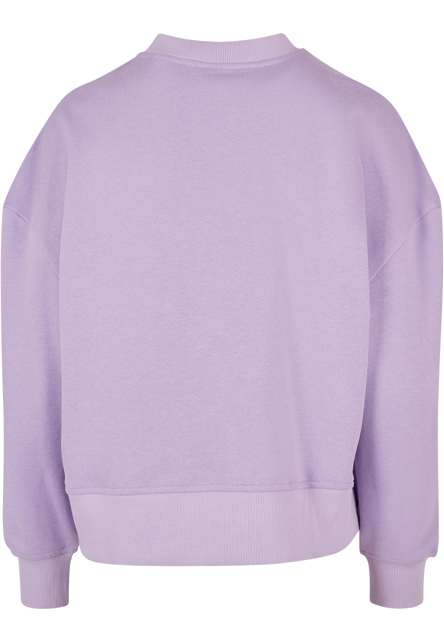 Ladies Oversized Terry Crewneck | lilac