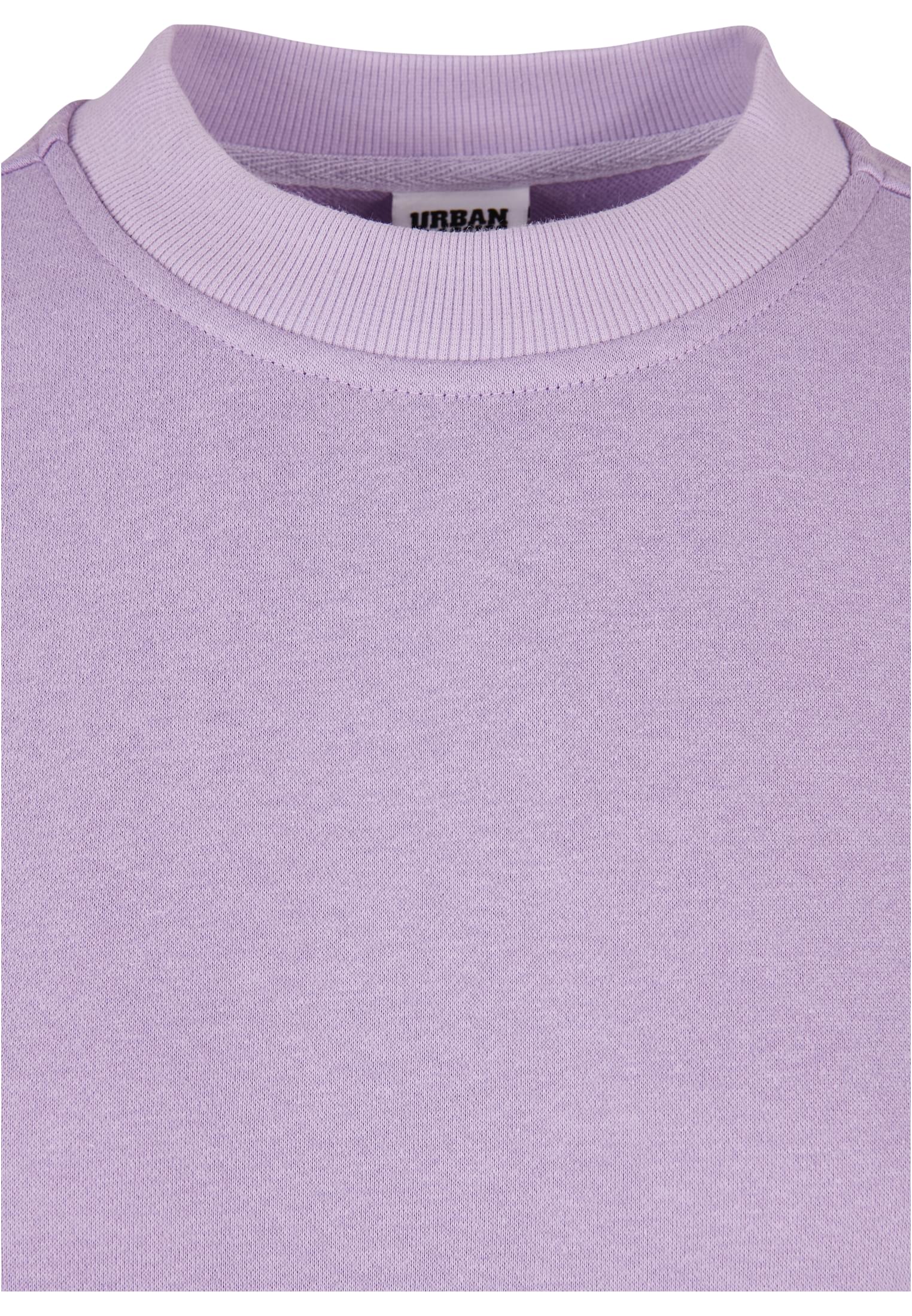 Ladies Oversized Terry Crewneck | lilac