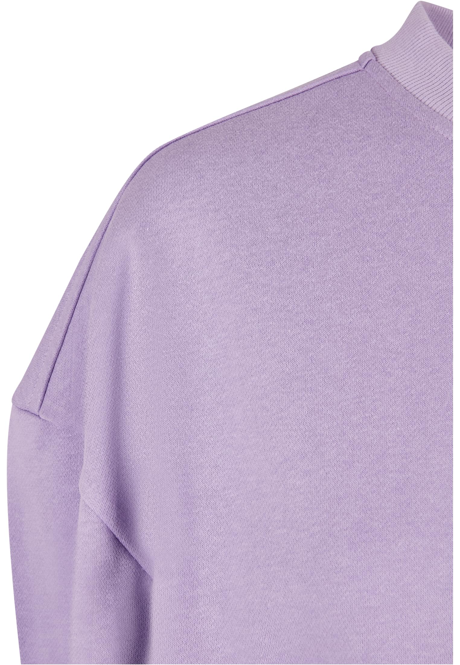 Ladies Oversized Terry Crewneck | lilac