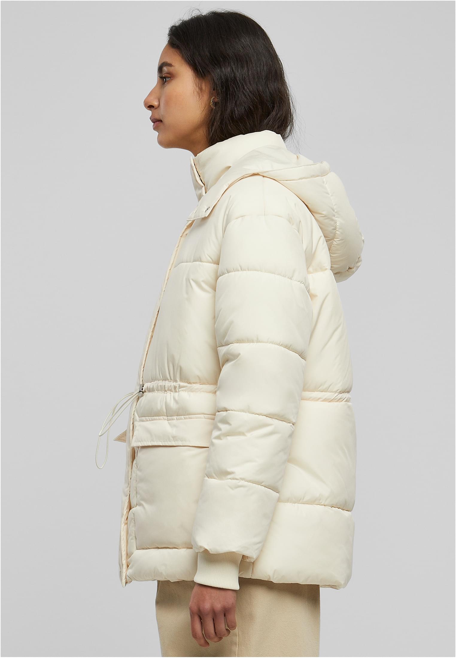 Ladies Waisted Puffer Jacket | whitesand