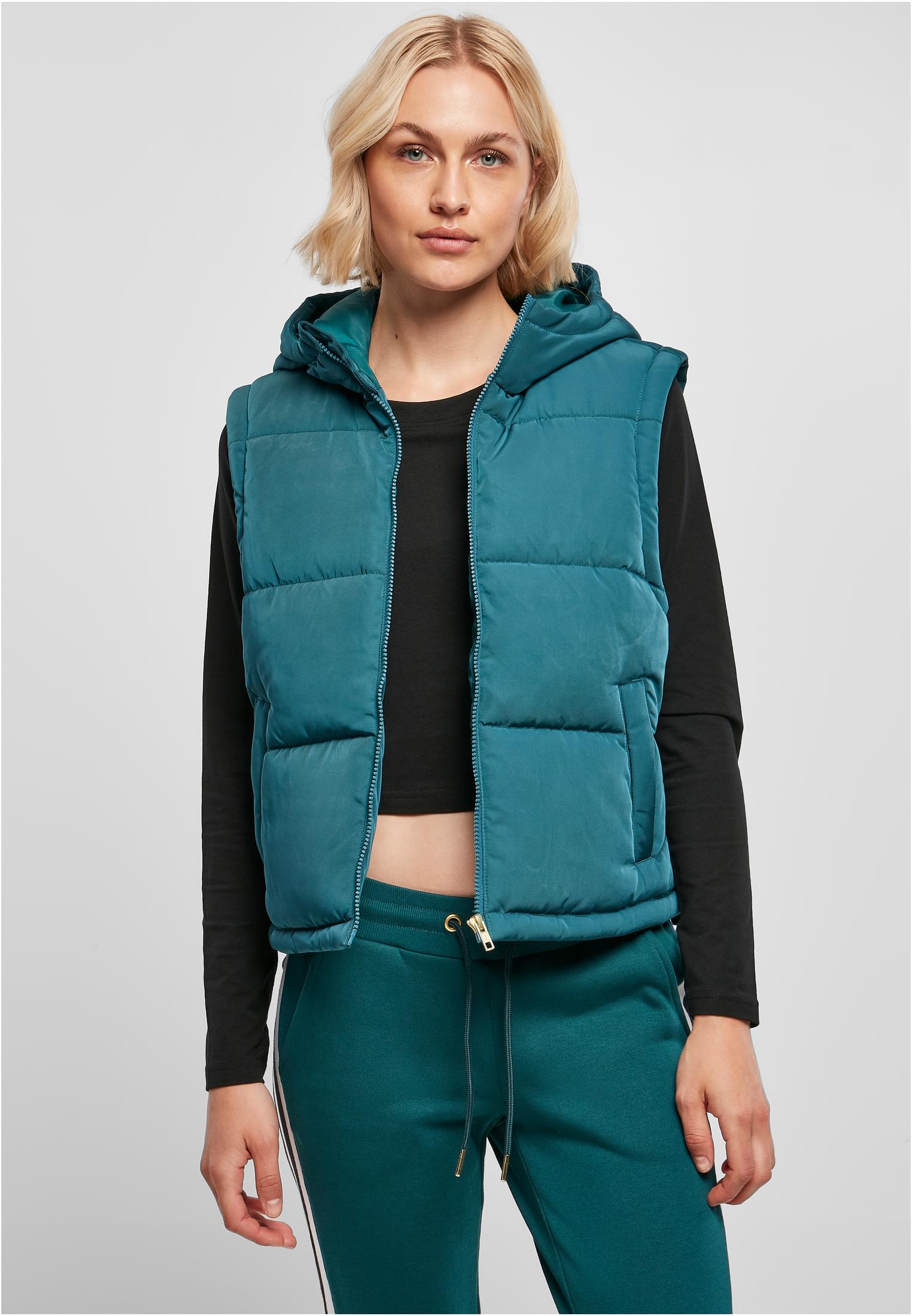 Ladies Recycled Twill Puffer Vest | jasper