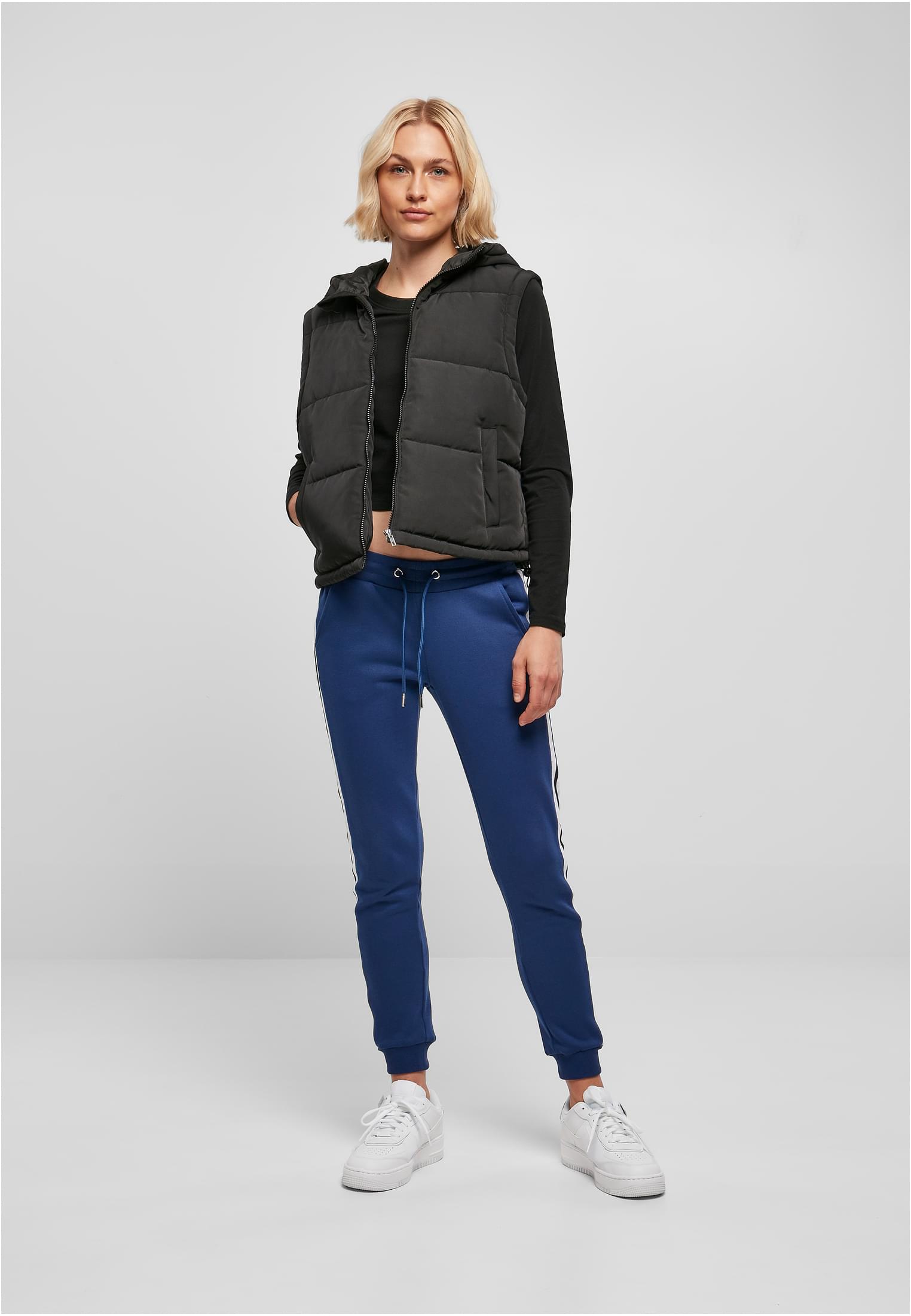 Ladies Recycled Twill Puffer Vest | black