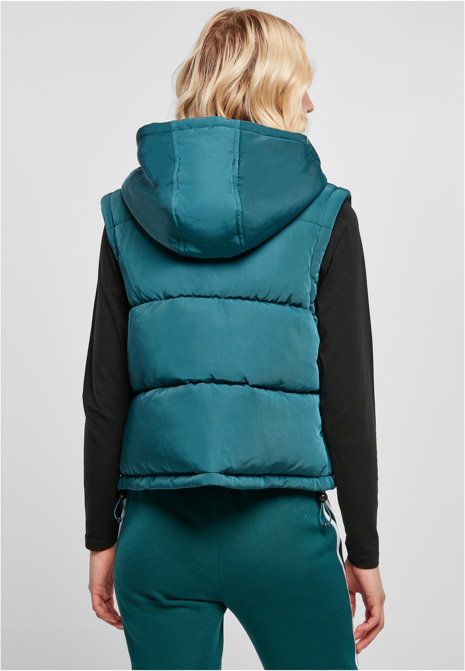 Ladies Recycled Twill Puffer Vest | jasper