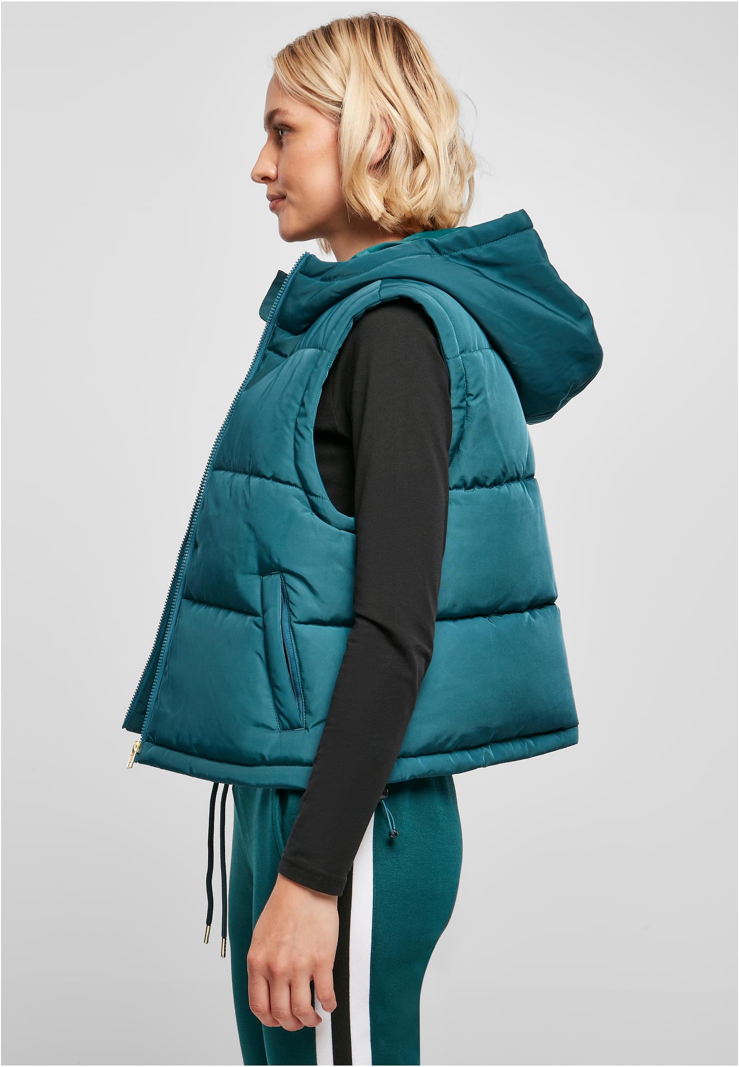 Ladies Recycled Twill Puffer Vest | jasper