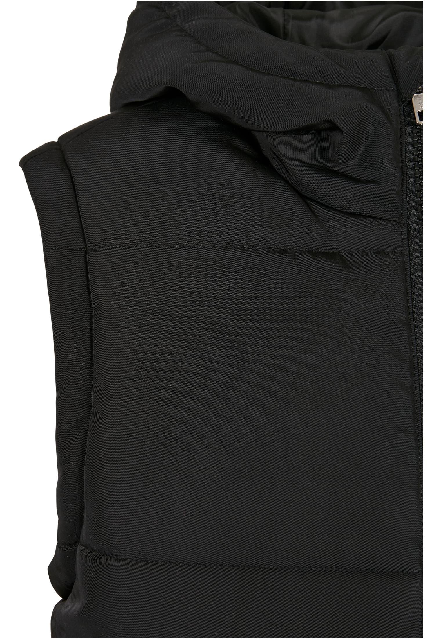 Ladies Recycled Twill Puffer Vest | black