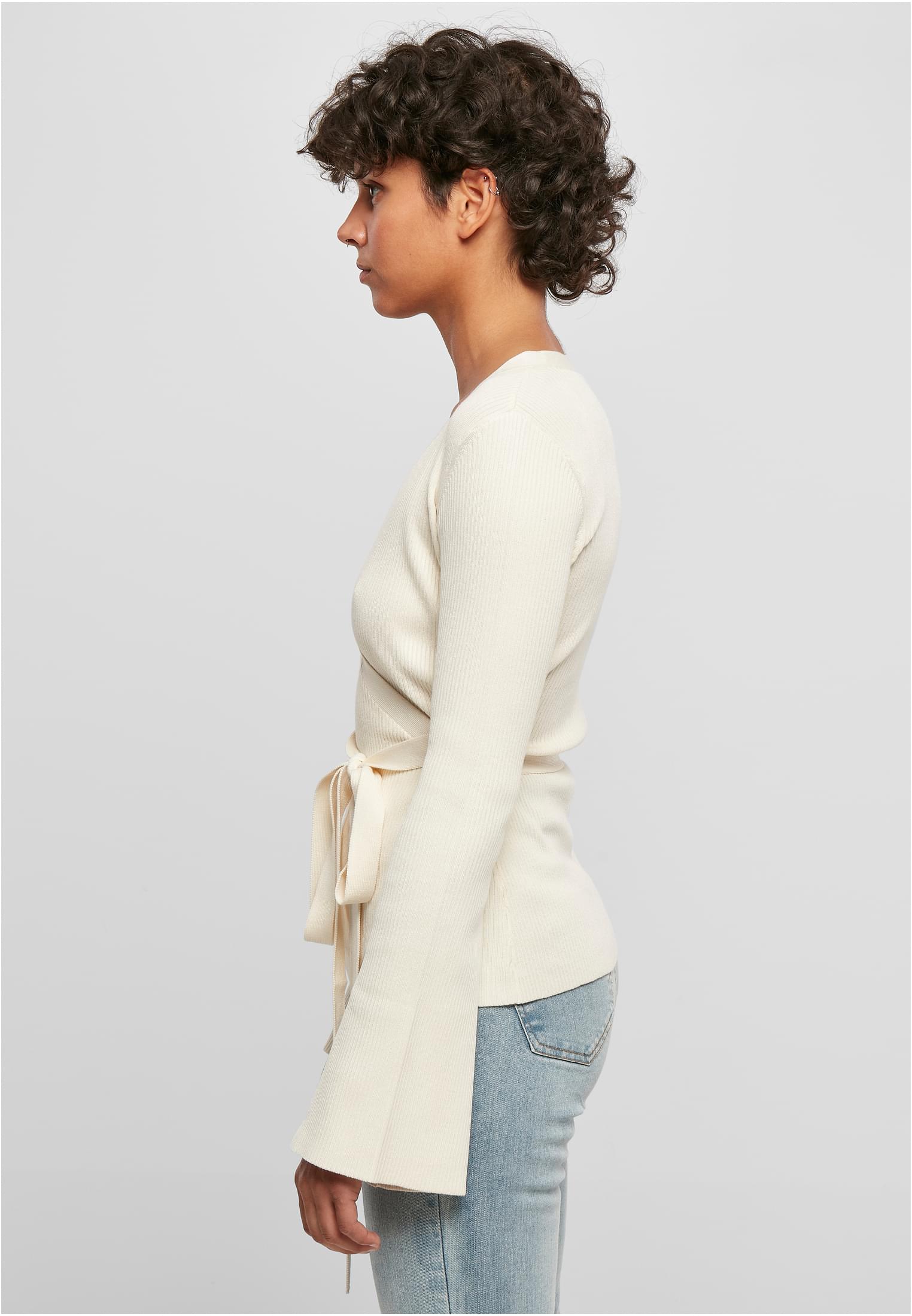 Ladies Rib Knit Wrapped Cardigan | whitesand