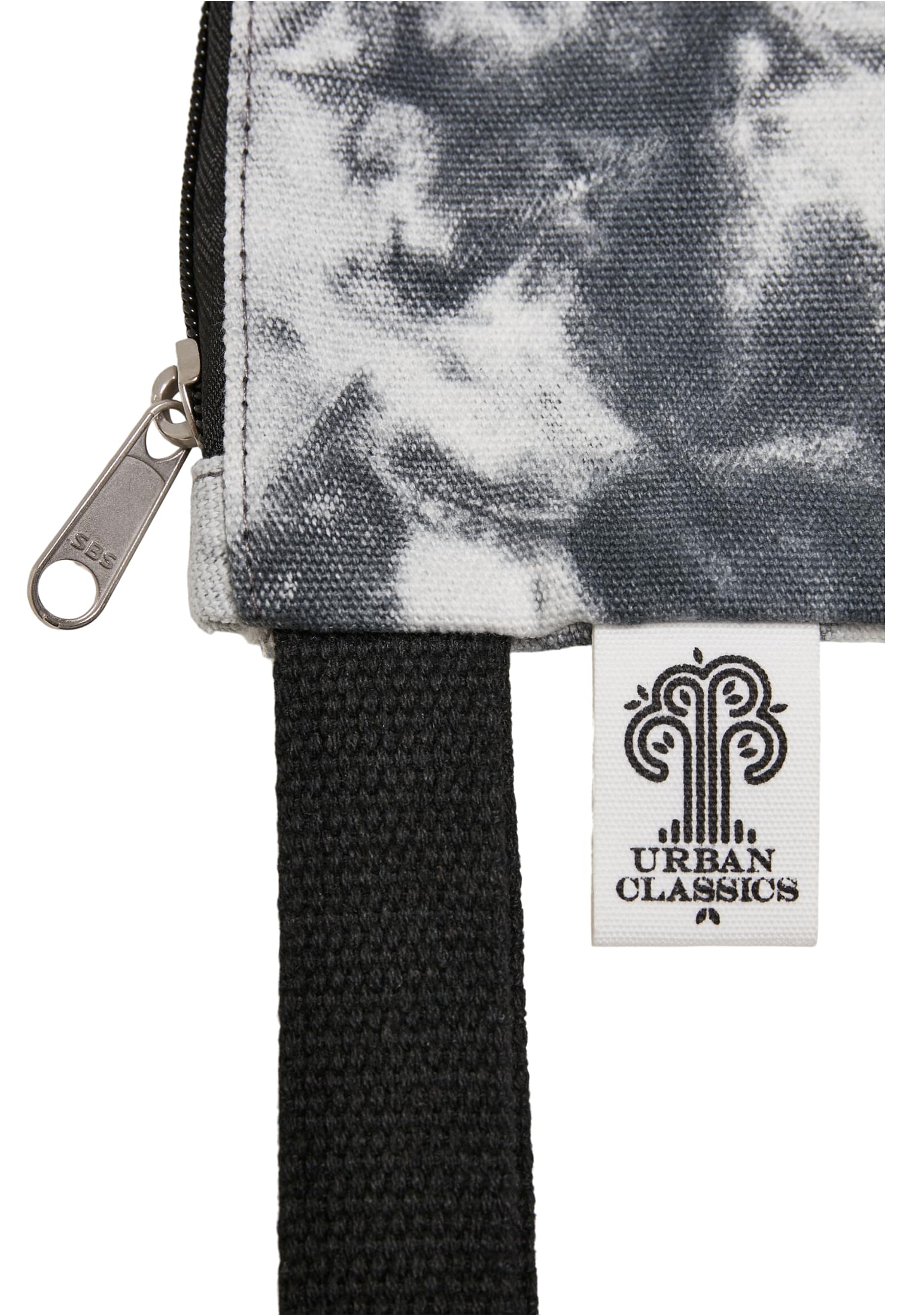 Tie Dye Cosmetic Pouch | black/white