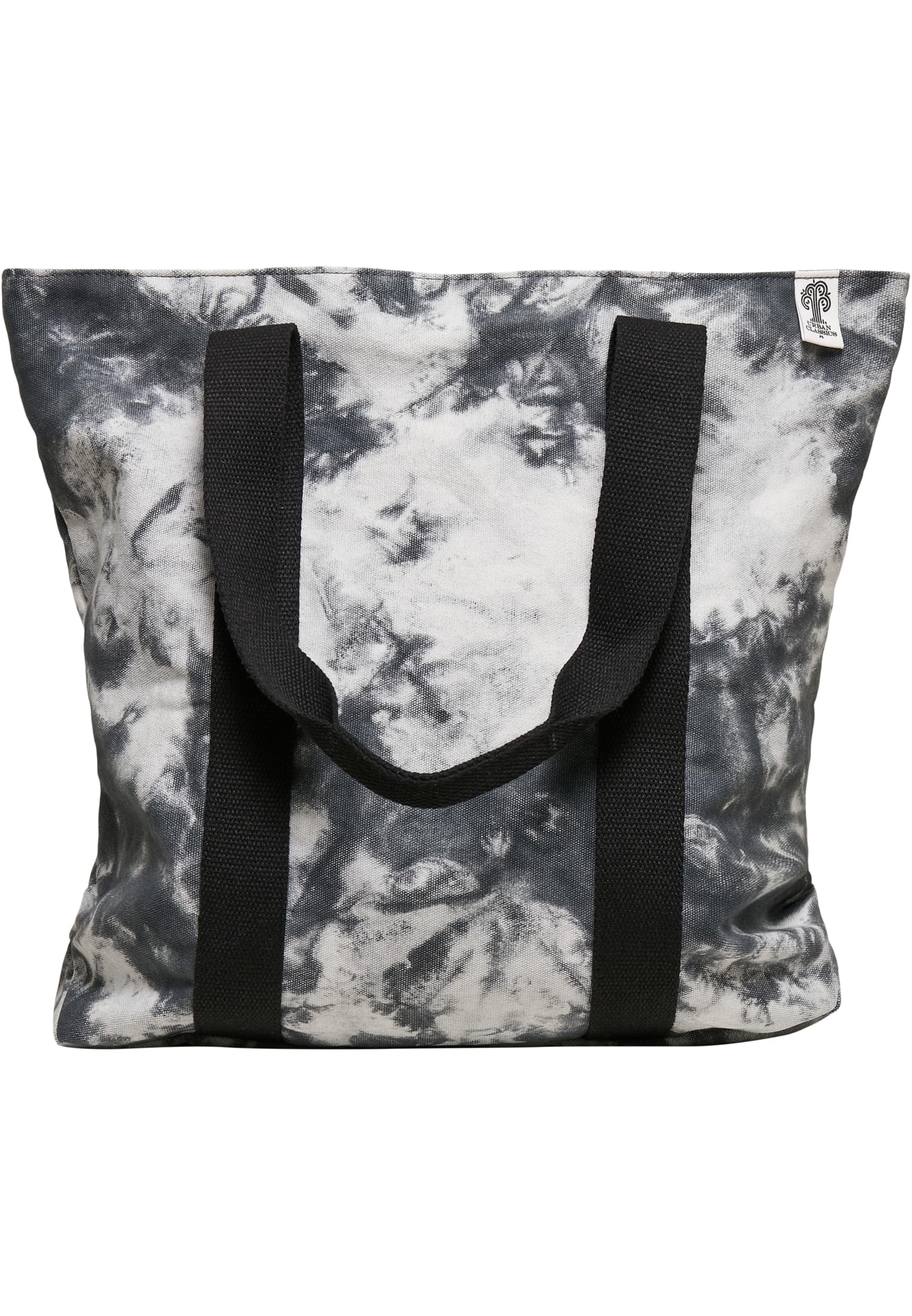 Tie Dye Tote Bag | black/white