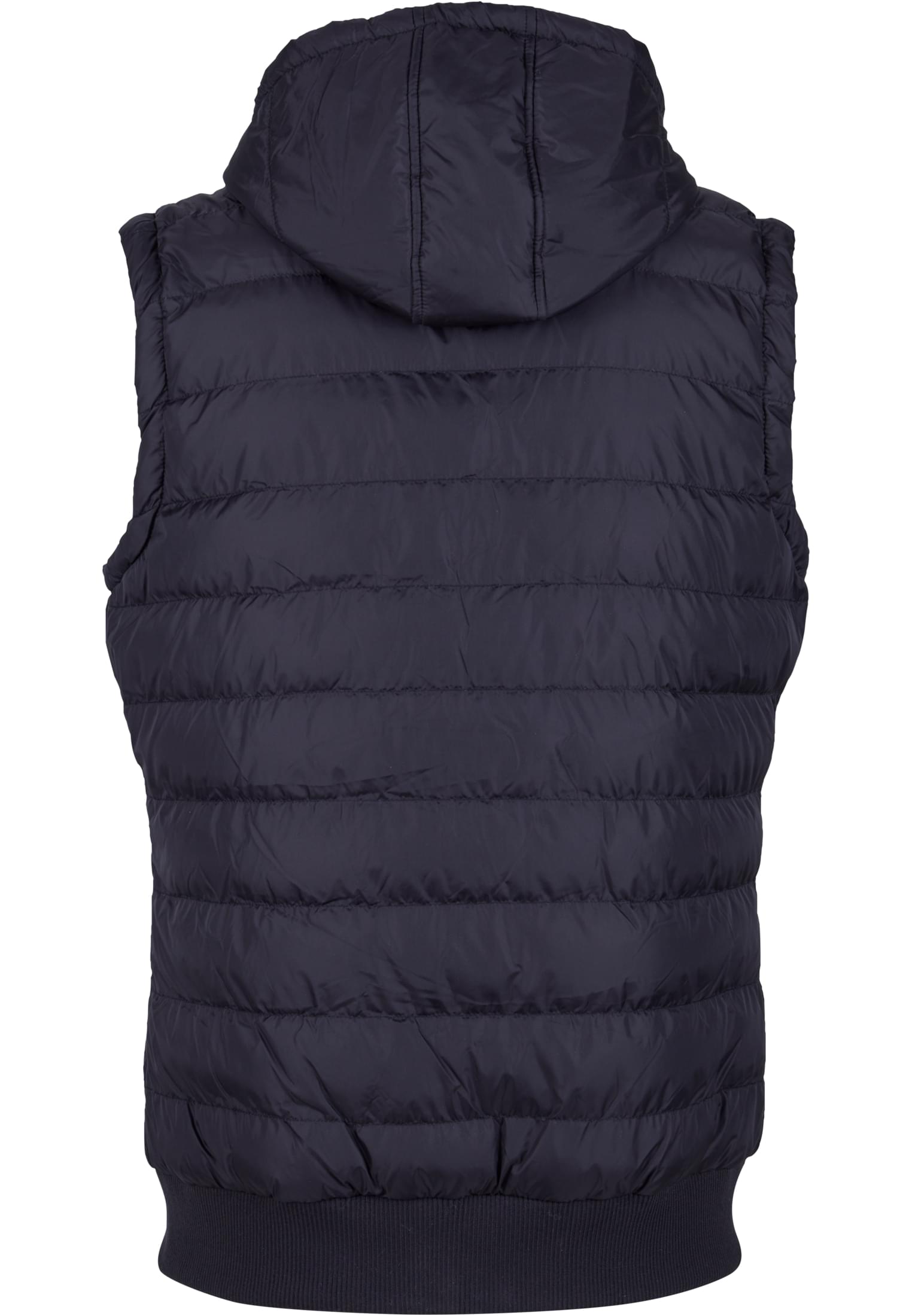 Small Bubble Hooded Vest | blk/blk