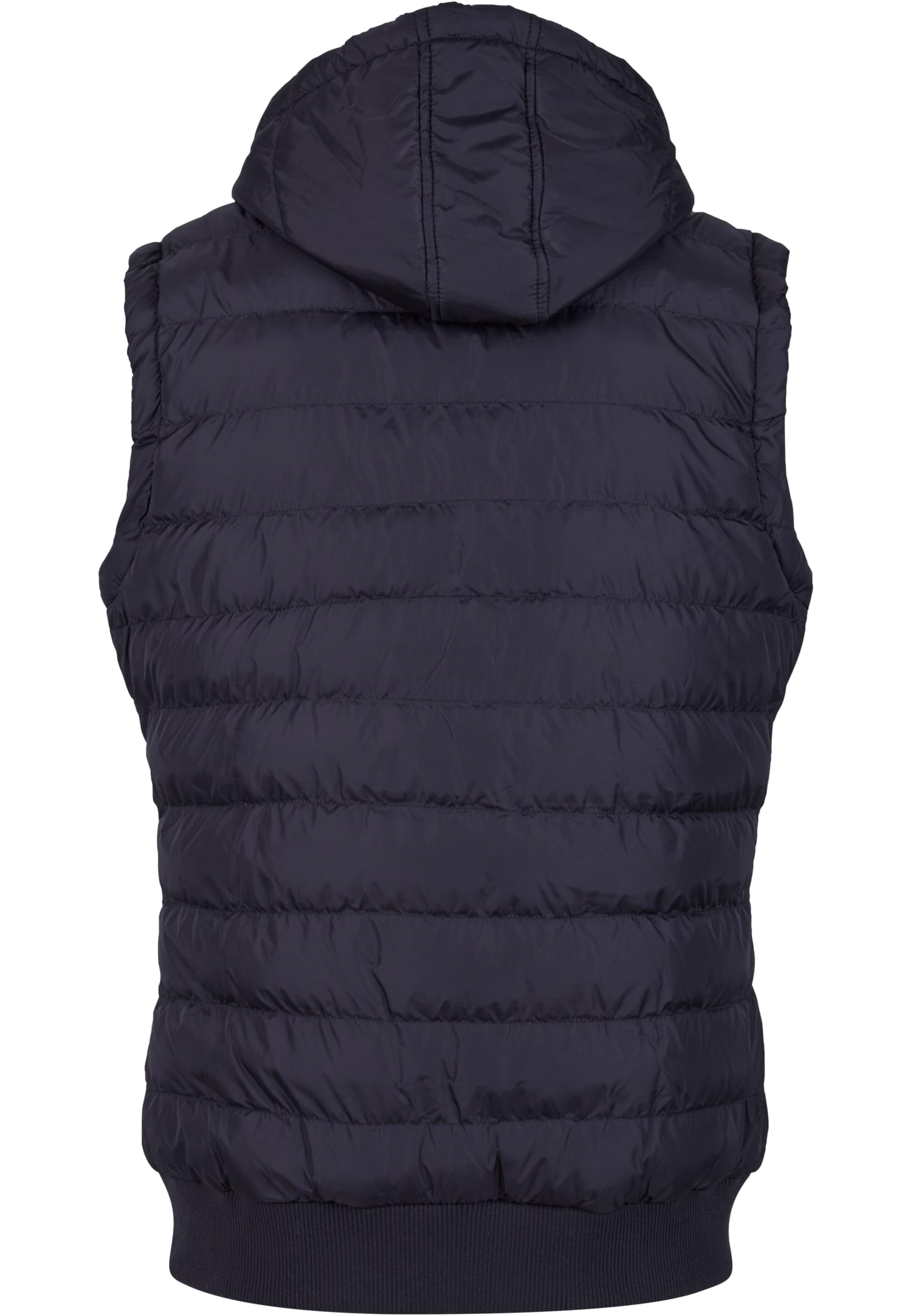 Small Bubble Hooded Vest | blk/wht