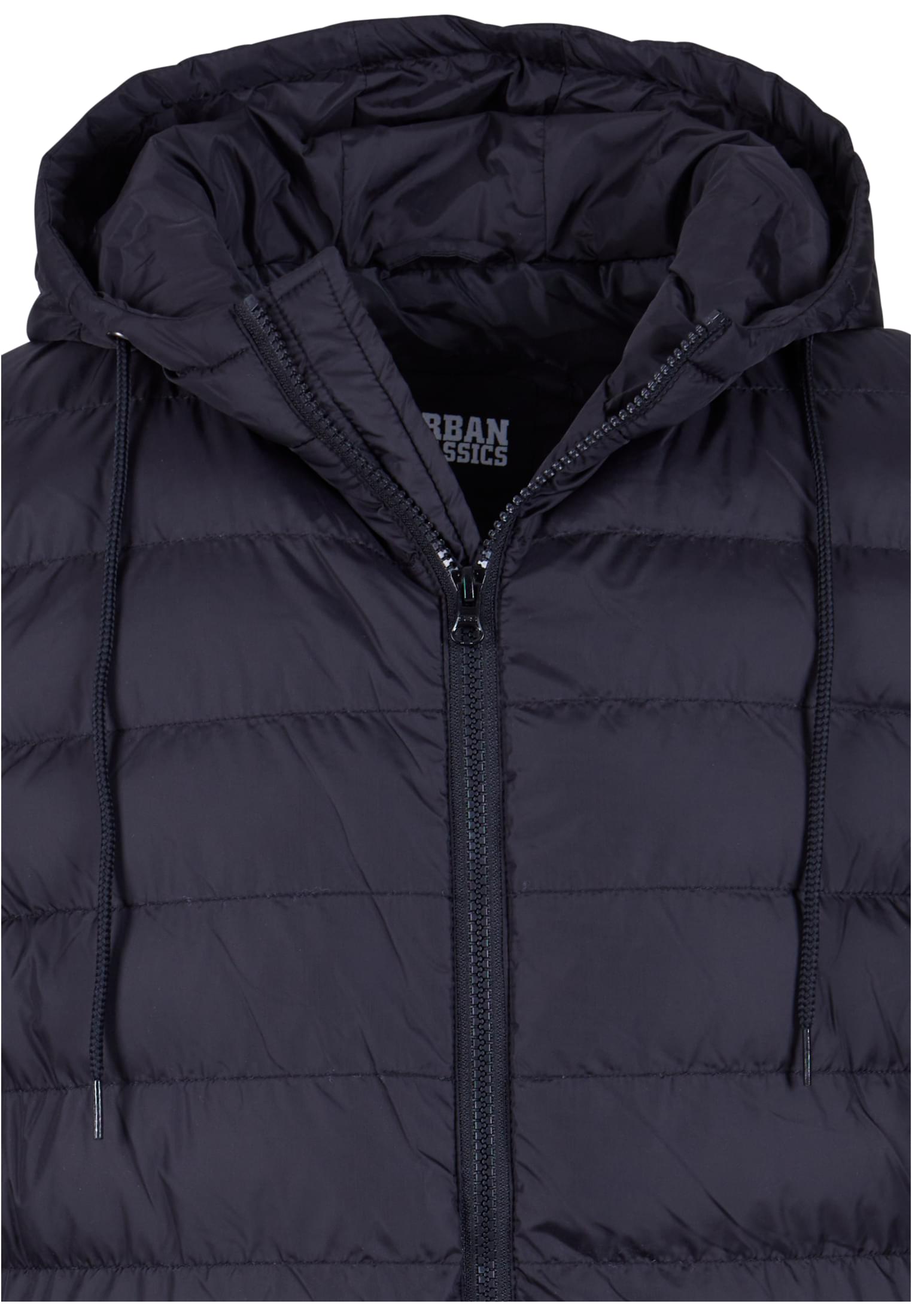 Small Bubble Hooded Vest | blk/blk