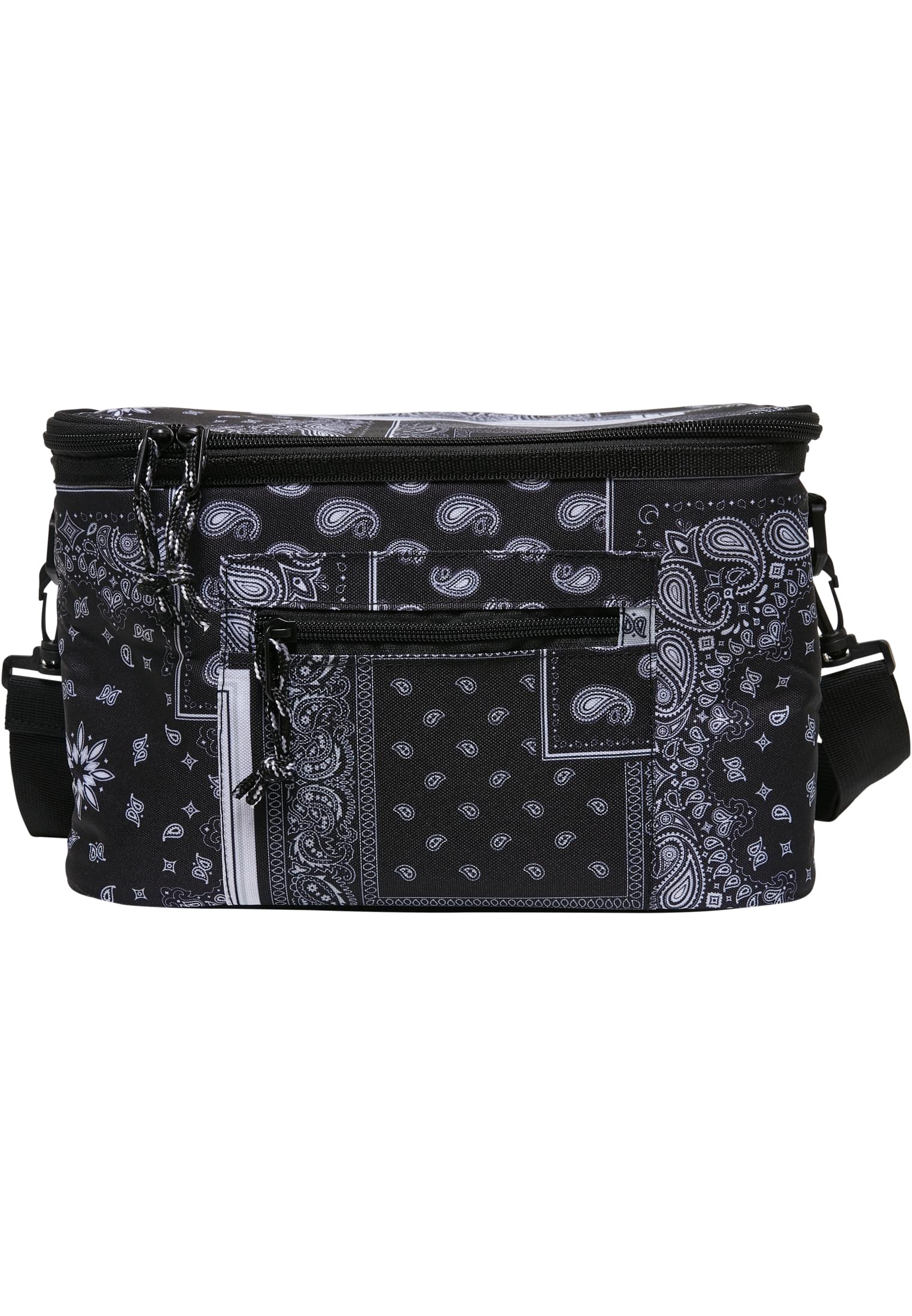 Bandana Patchwork Print Cooling Bag | black/white