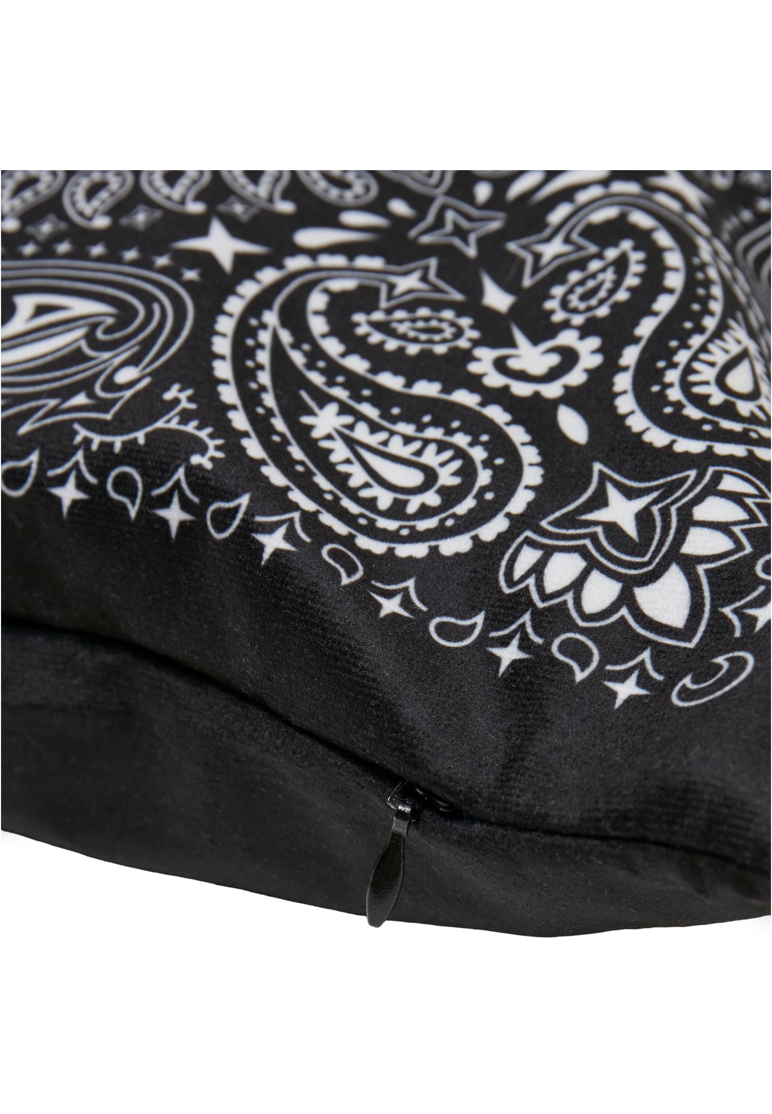 Bandana Print Cushion Set | black/white