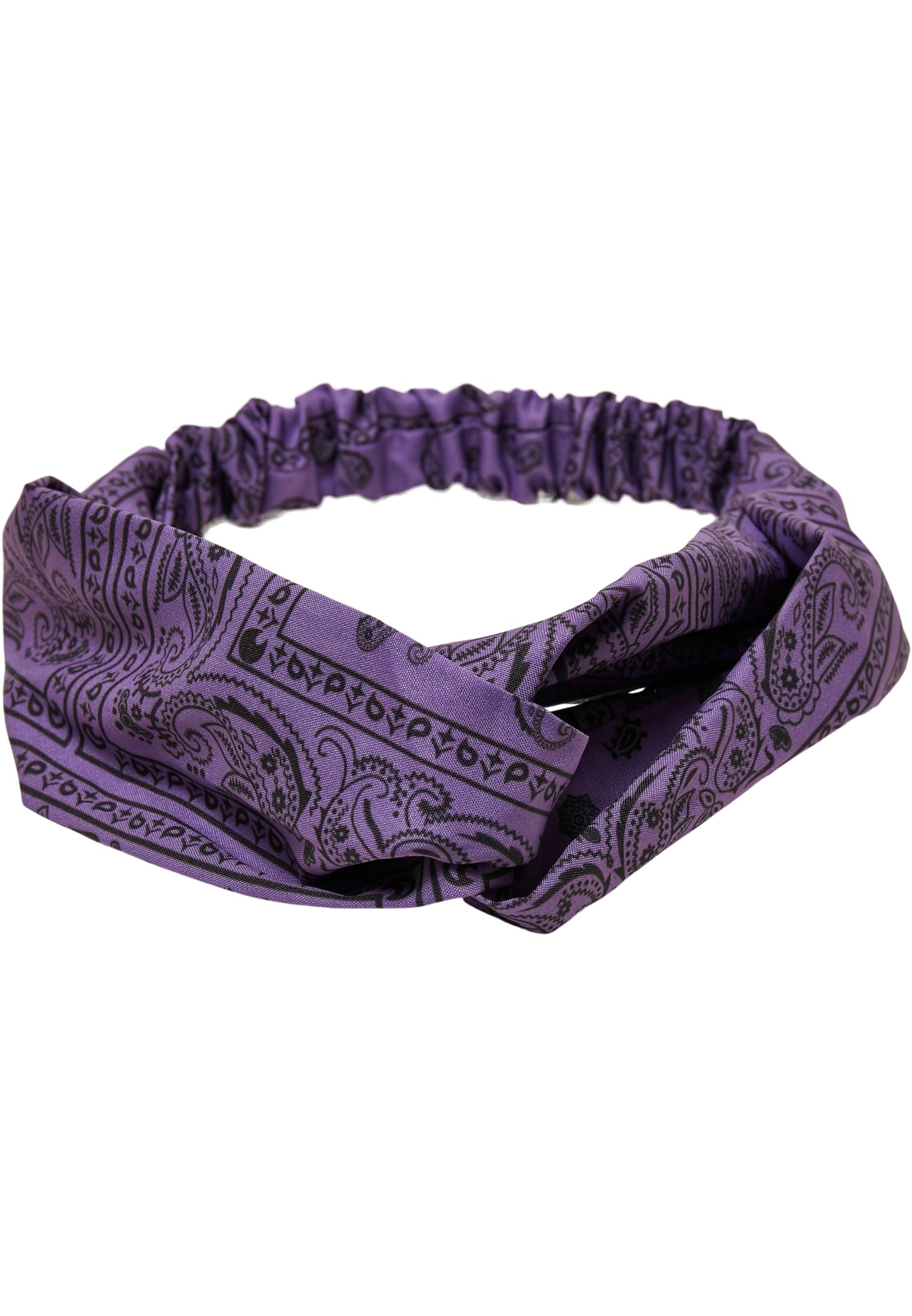 Bandana Print Headband 2-Pack | lilac/olive