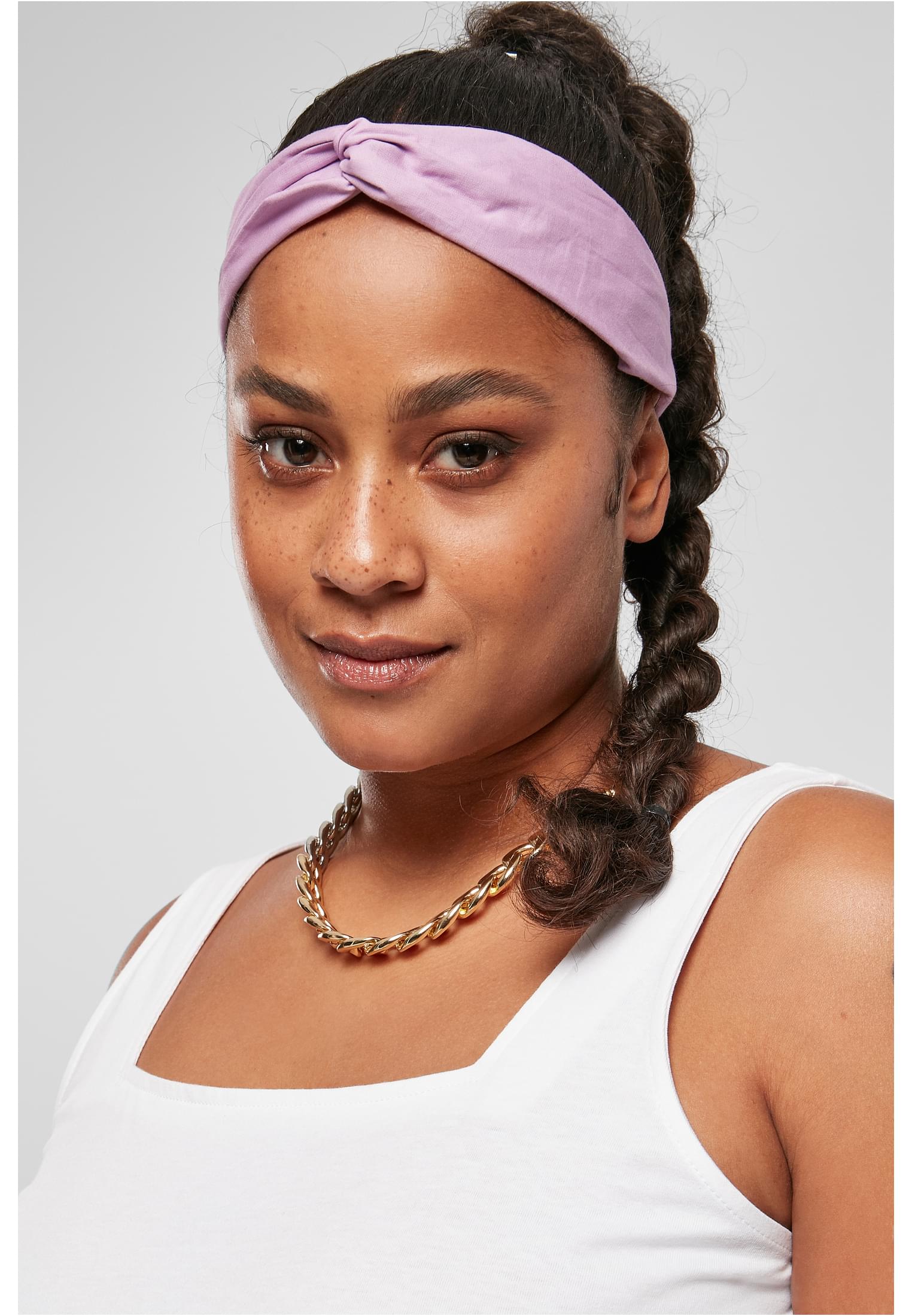 Light Basic Headband 2-Pack | lilac/black