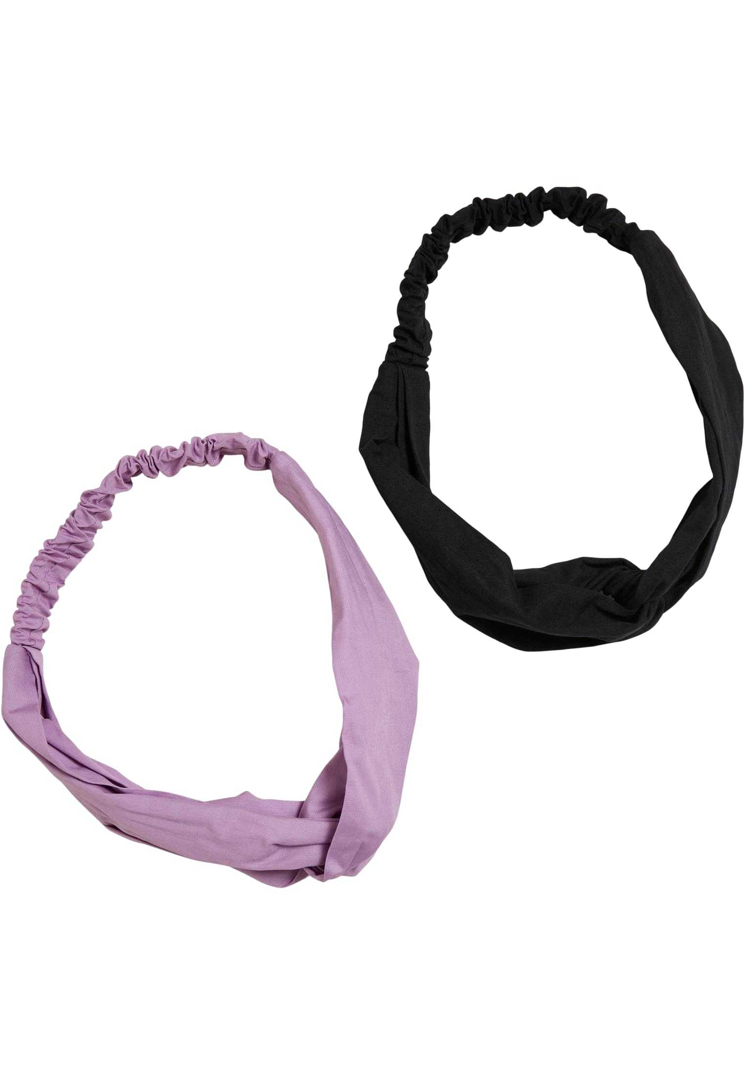 Light Basic Headband 2-Pack | lilac/black