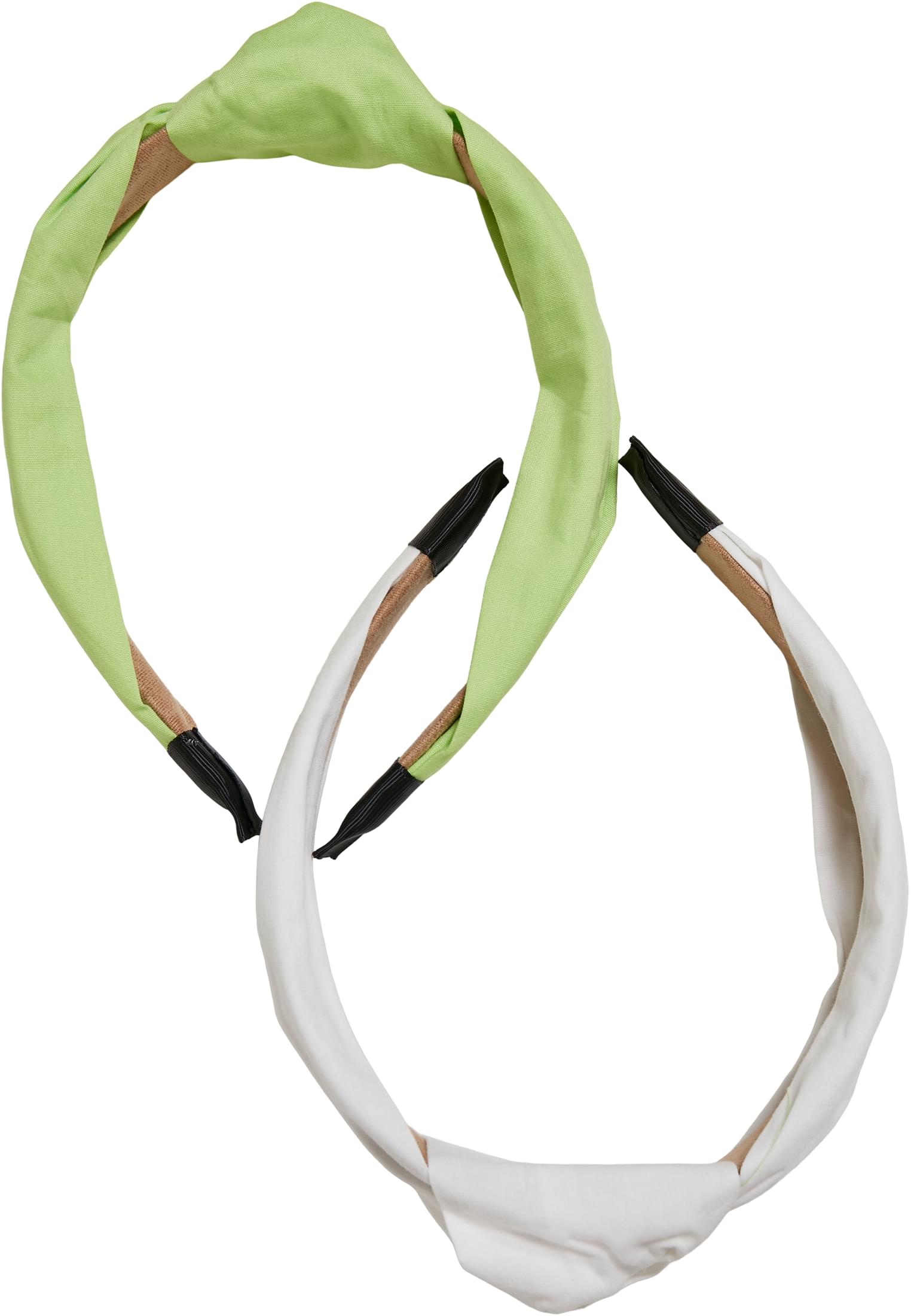 Light Headband With Knot 2-Pack | lightmint/white