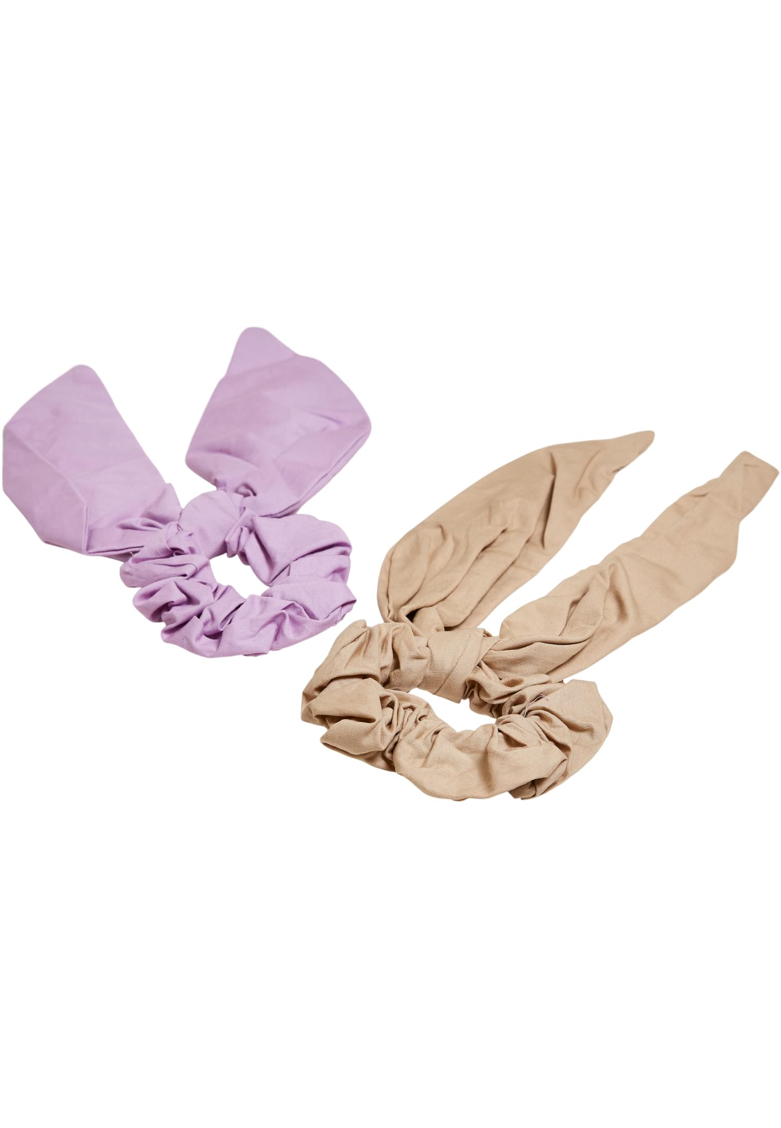 Scrunchies With XXL Bow 2-Pack | lightlilac/beige