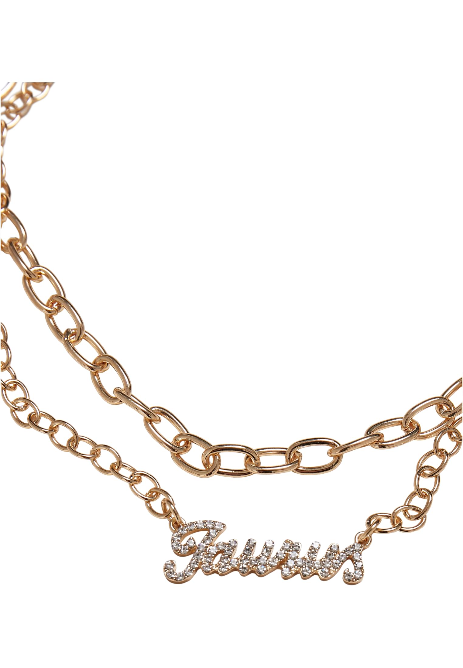 Diamond Zodiac Golden Necklace | taurus