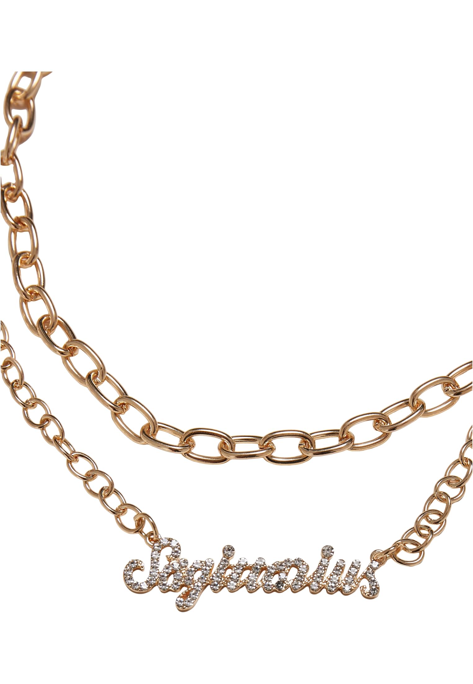 Diamond Zodiac Golden Necklace | sagittarius