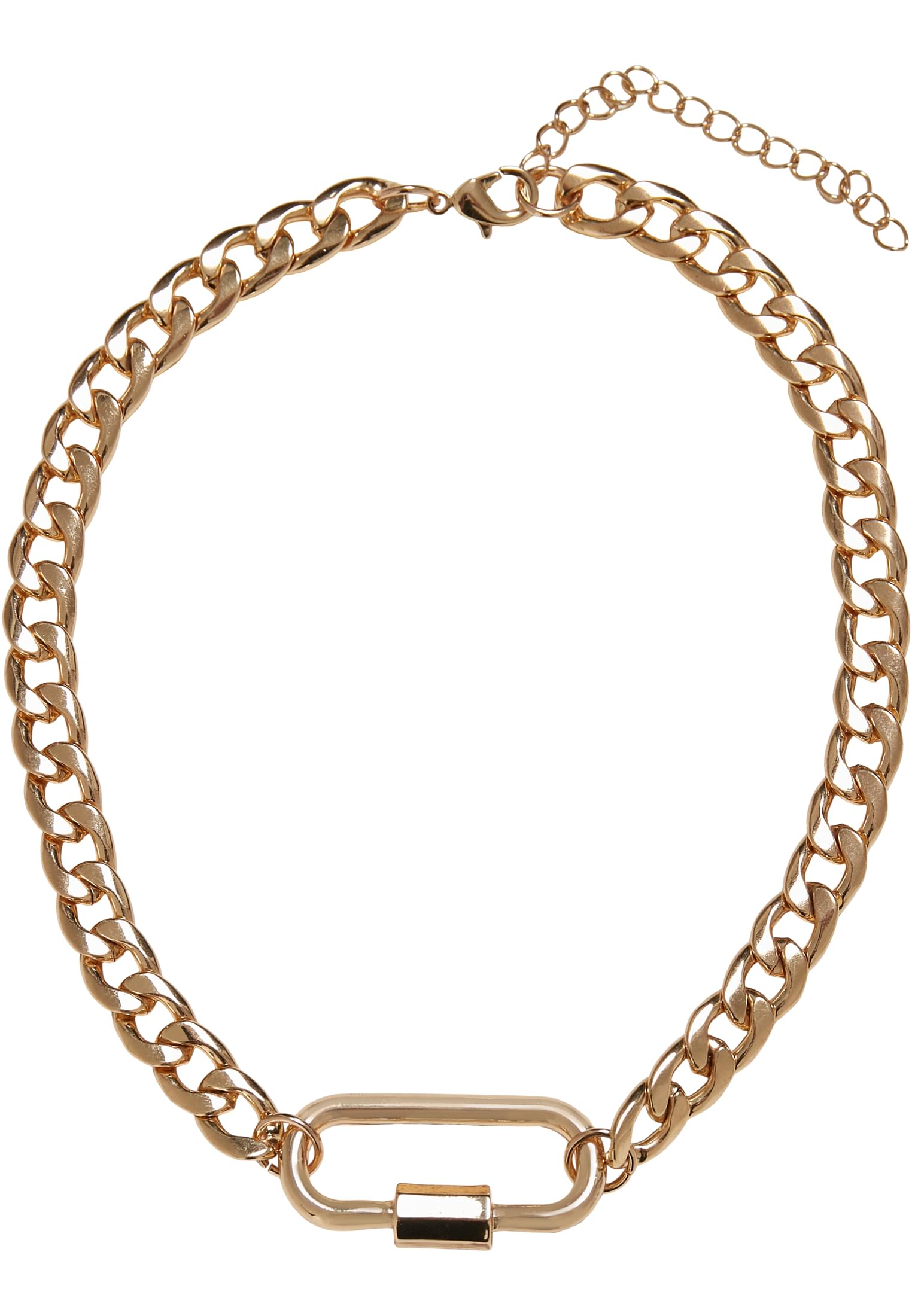 Fastener Necklace | gold