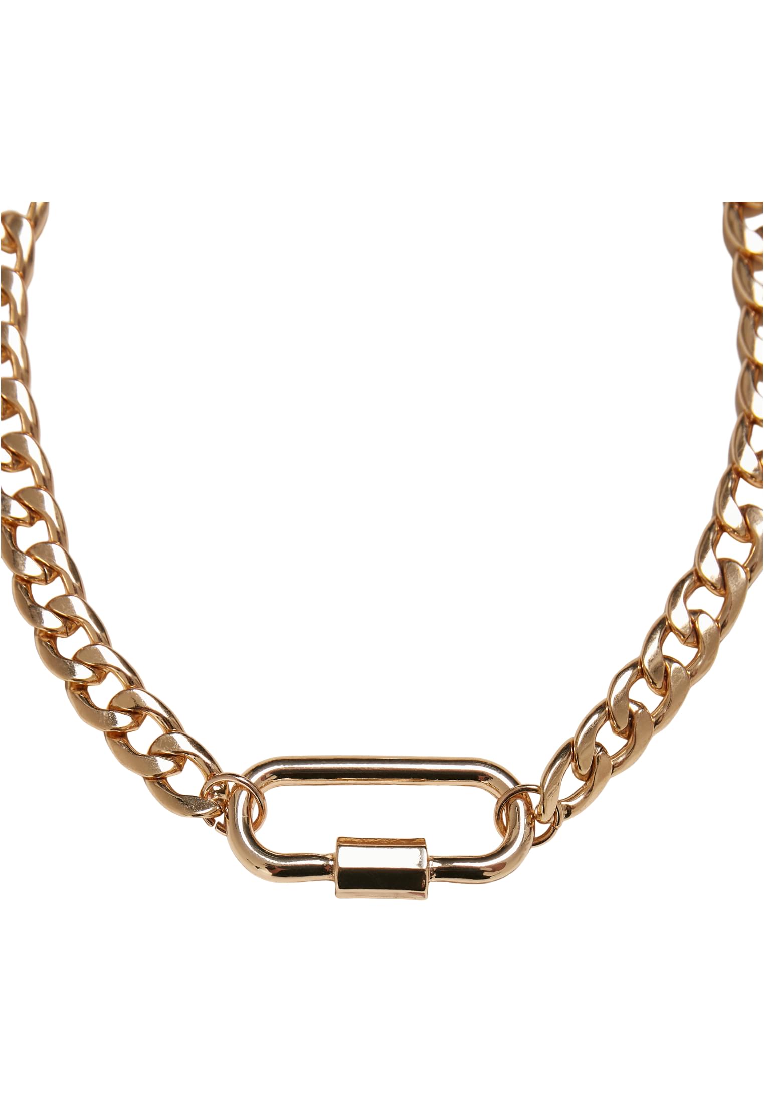 Fastener Necklace | gold