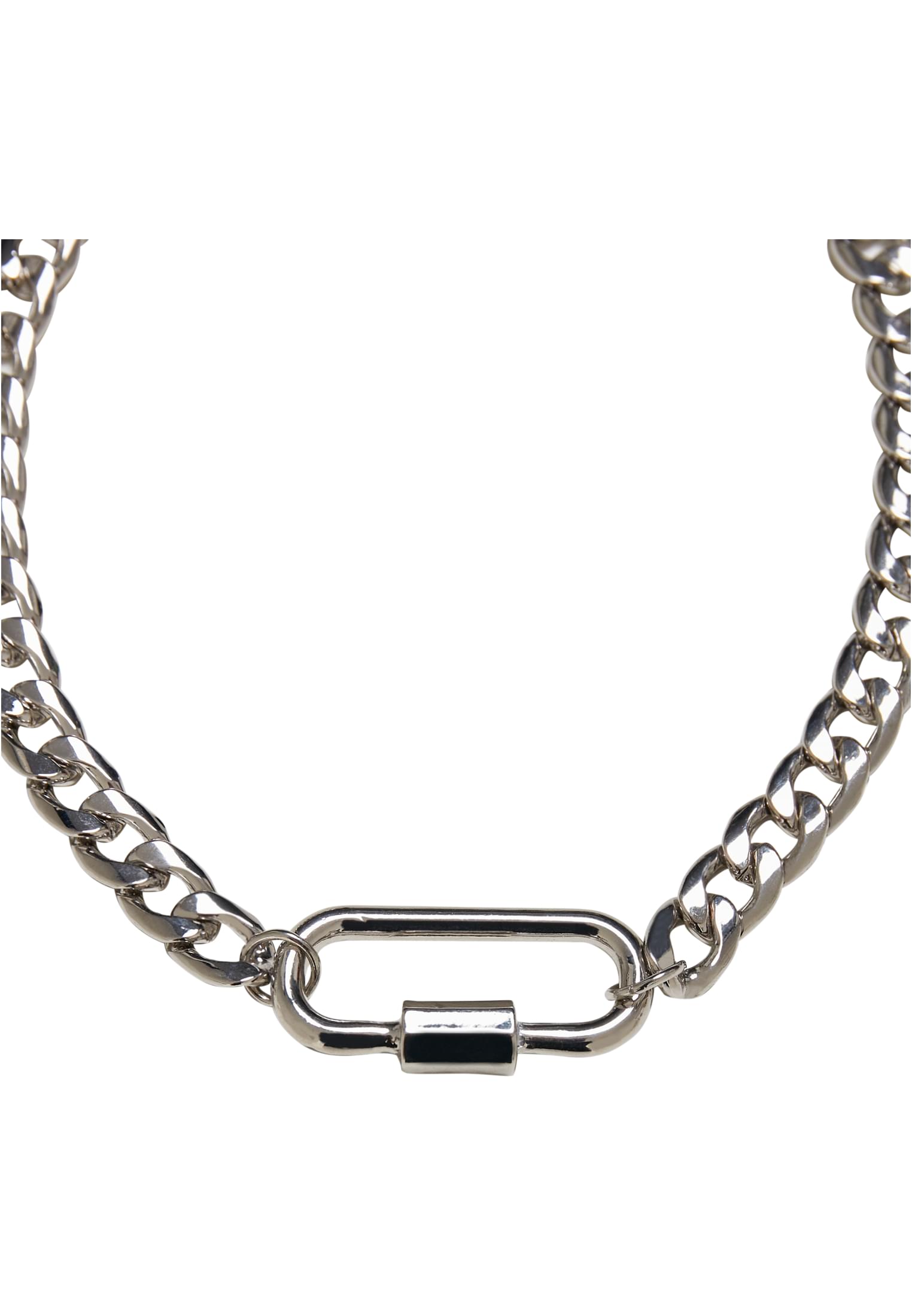 Fastener Necklace | silver