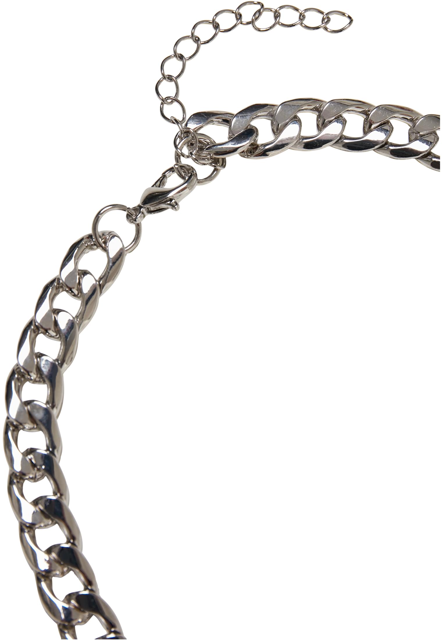 Fastener Necklace | silver