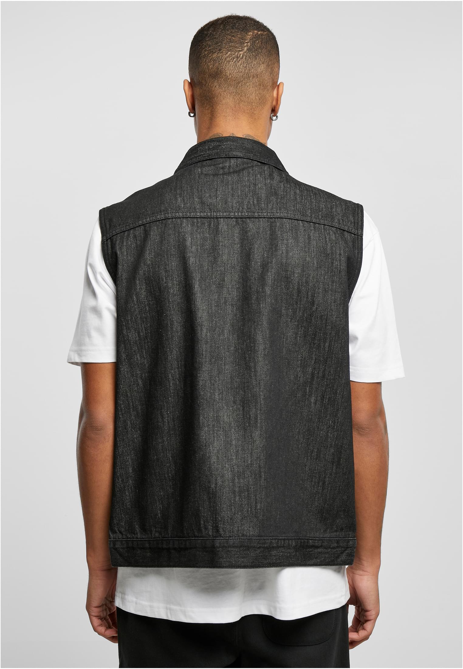 Denim Vest | black washed